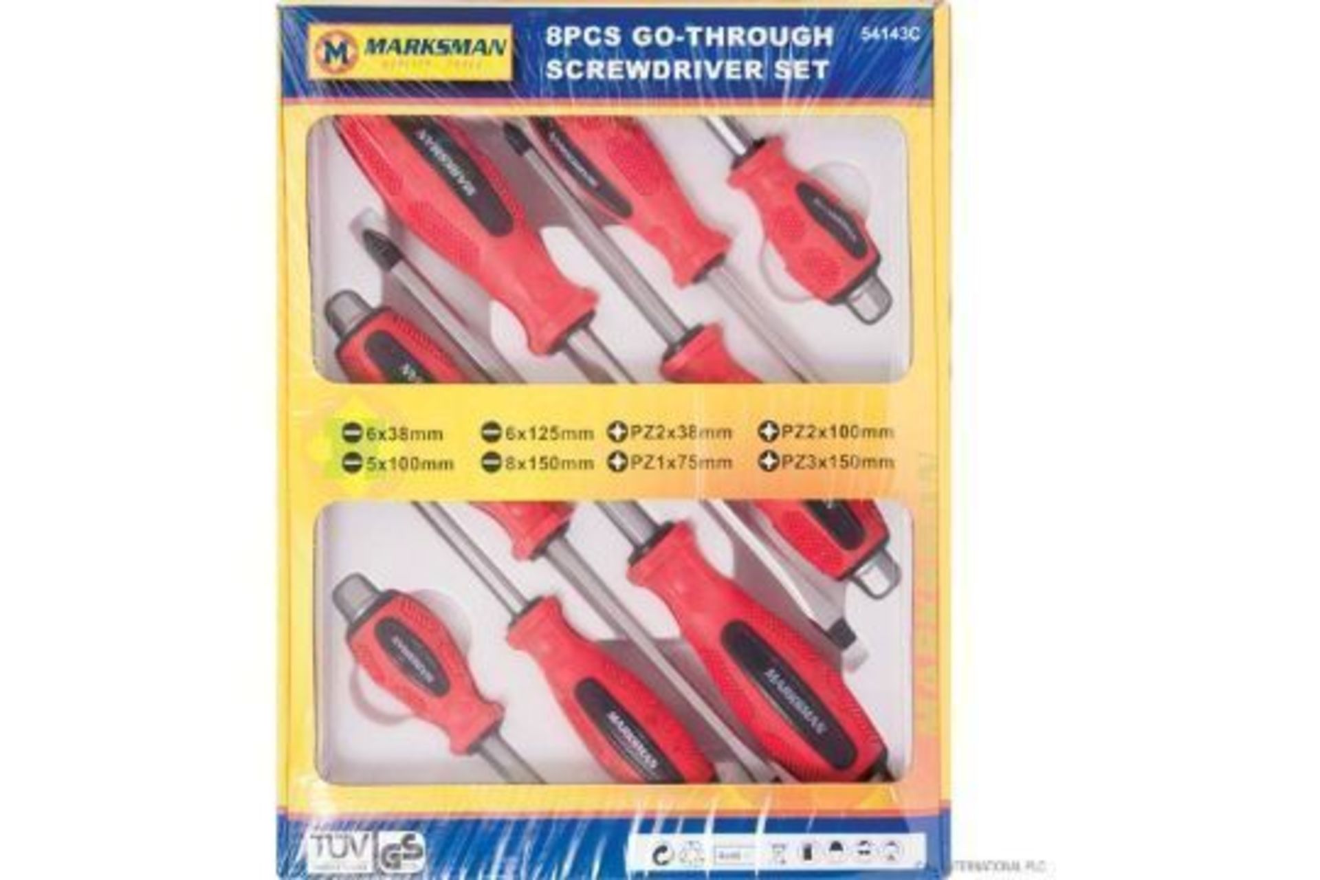 New Marksman 8PCS Go-Through Screwdriver Set