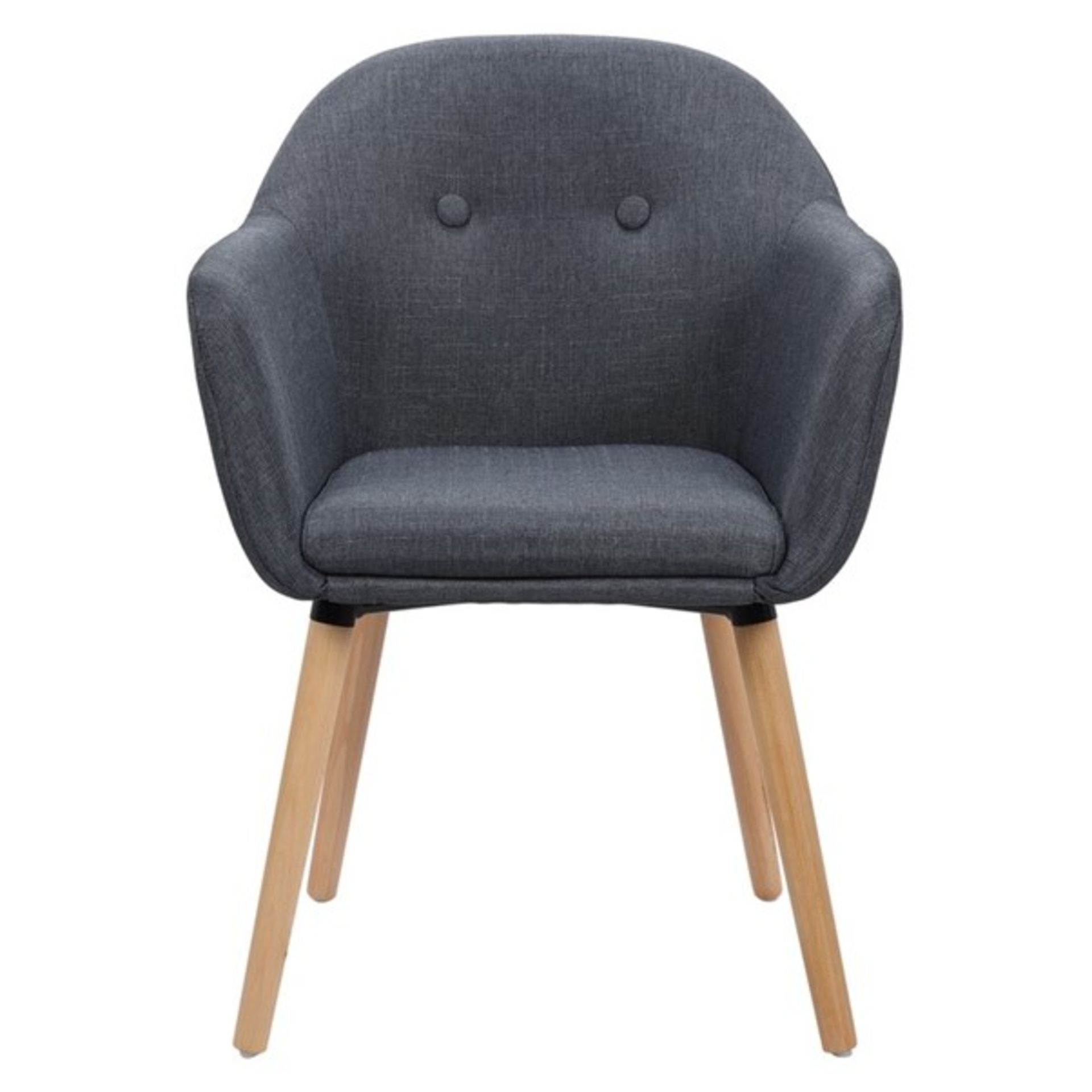 RRP £249.99 Betts Sponge Upholstered Louis Backrest Dining Chair (Set of 2)