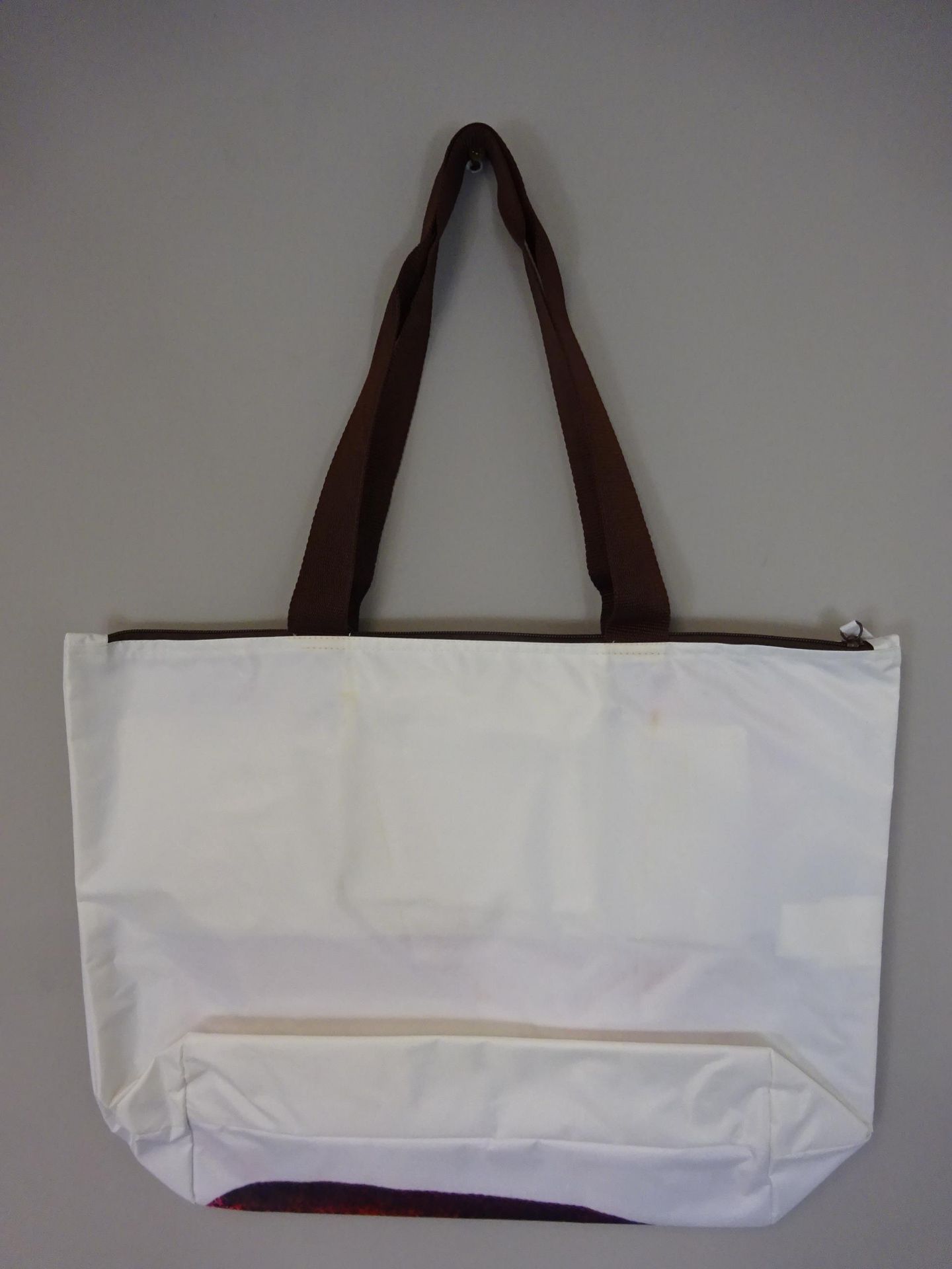 New Red Bag Patterened Waterproof Bag - Image 2 of 2