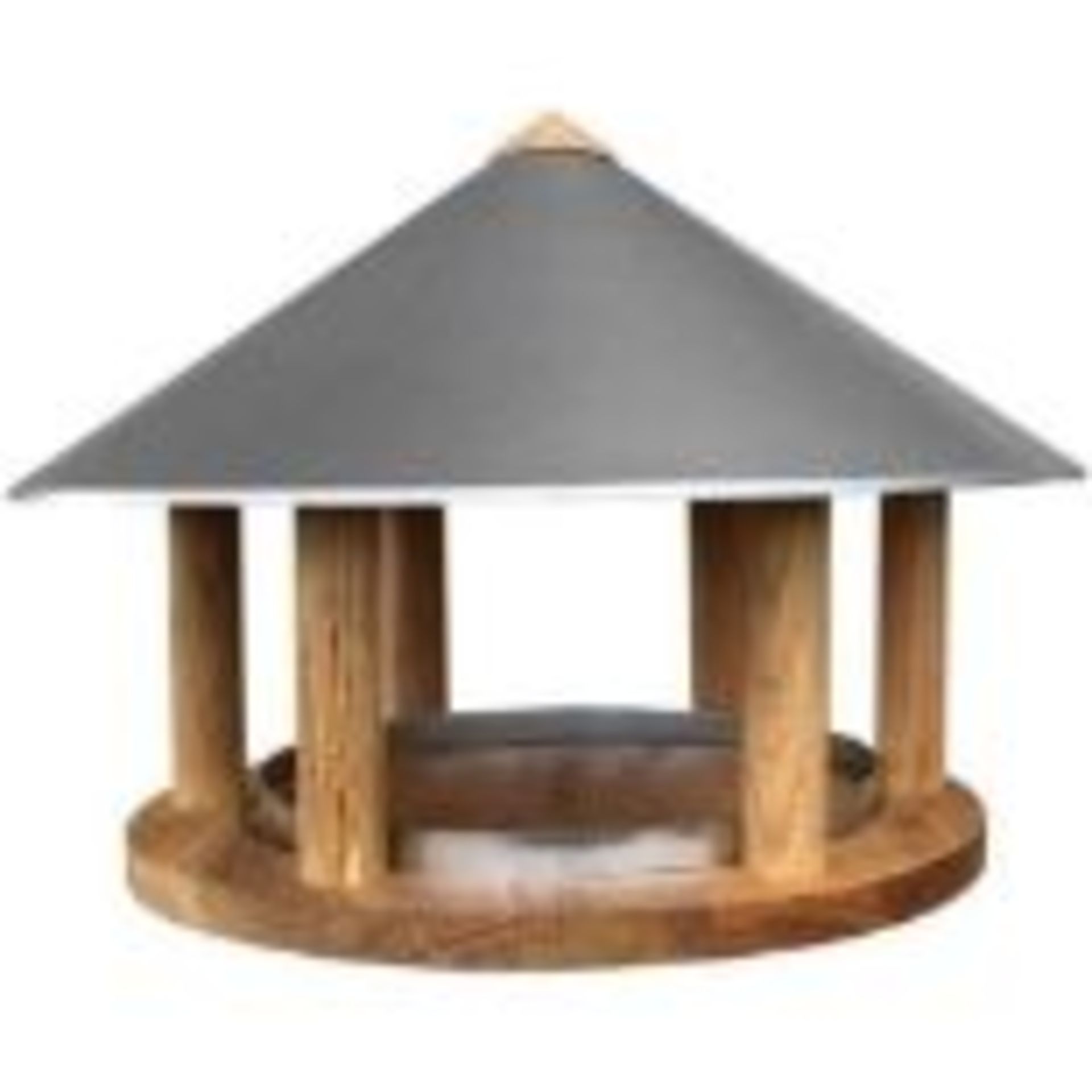 RRP £129.99 - New Fallen Fruits 117cm Oak Bird Table - Image 2 of 2