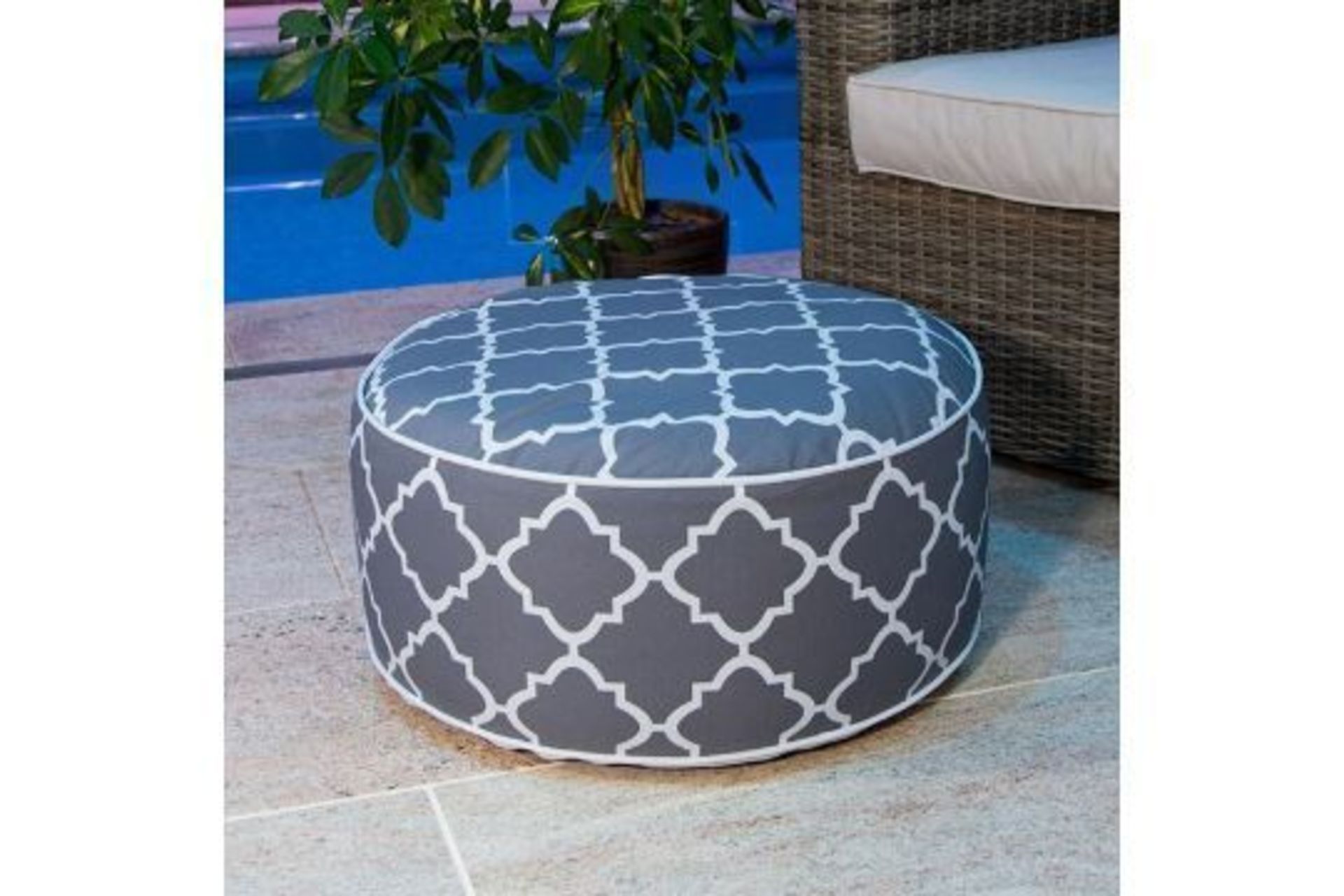 RRP £31.99 - Leigha Stool Cover - 23cm H x 53cm W x 53cm D