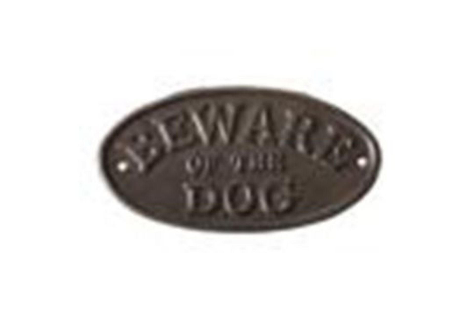 New 20cm Fallen Fruits Sign Beware Of The Dog
