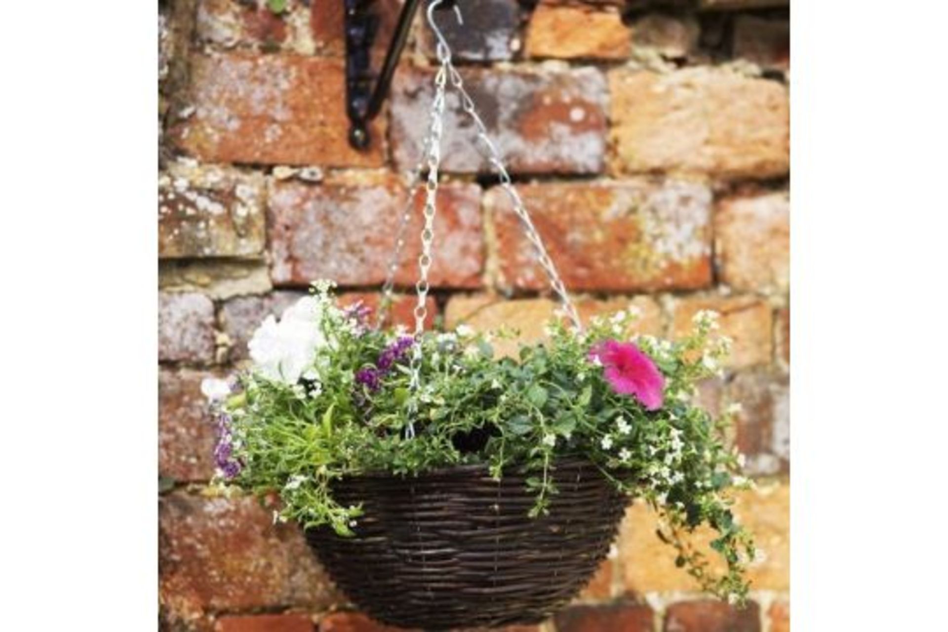 New 14inch/35cm Rattan Hanging Basket