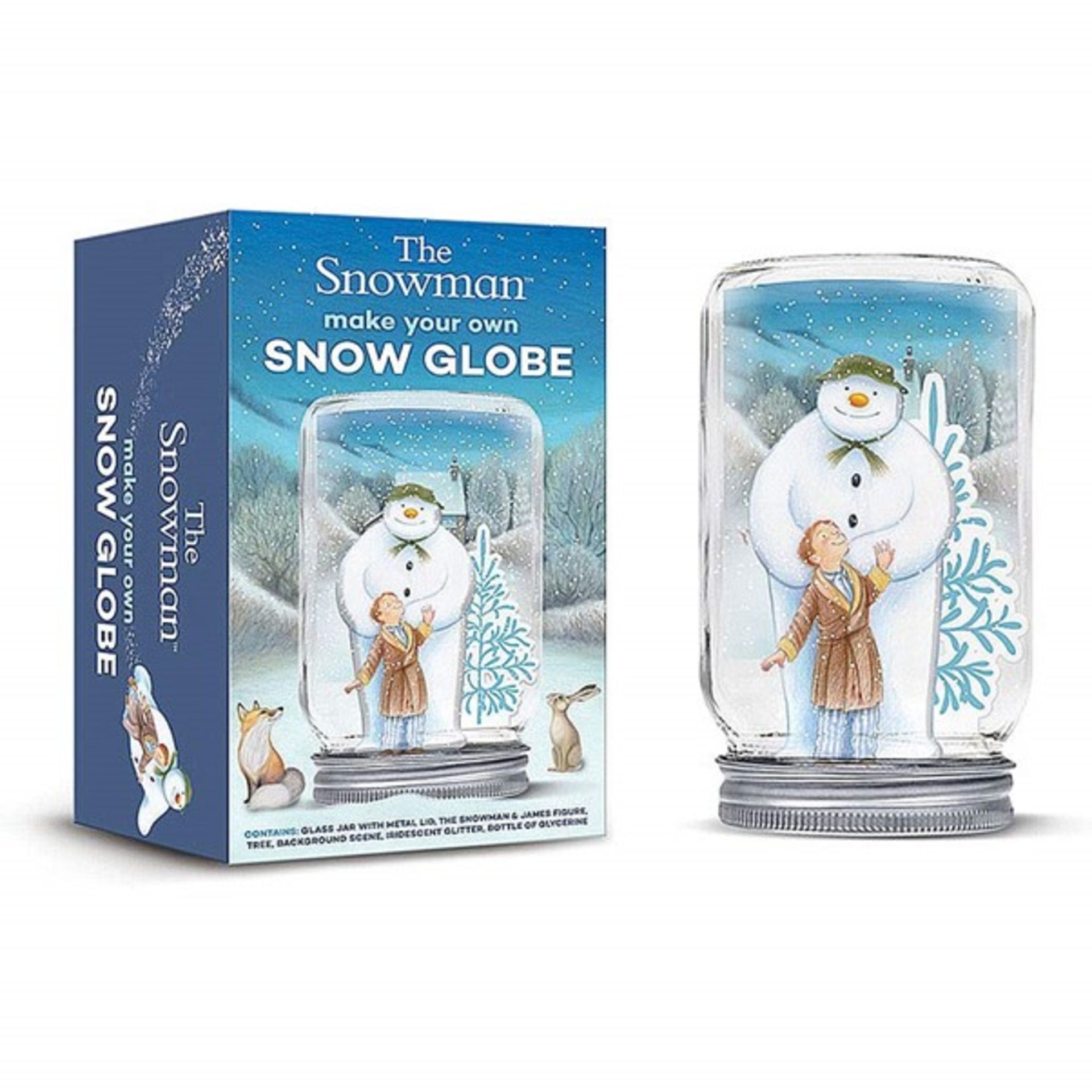 New Make Your Own Snow Man Snow Globe