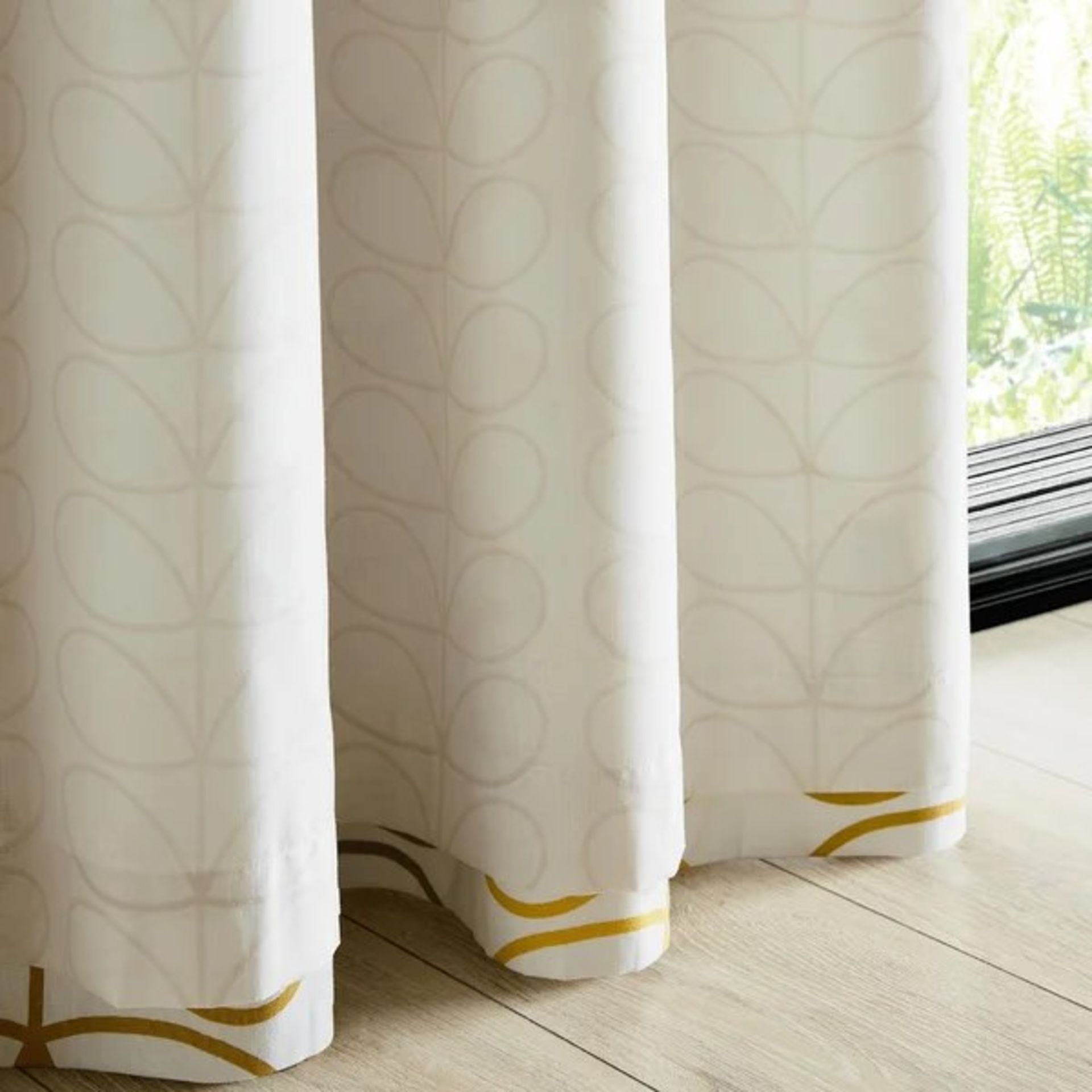 RRP £124.00 - Trio Stem Eyelet Room Darkening Curtain (Set of 2) - 117cmx 229cm - Image 2 of 3