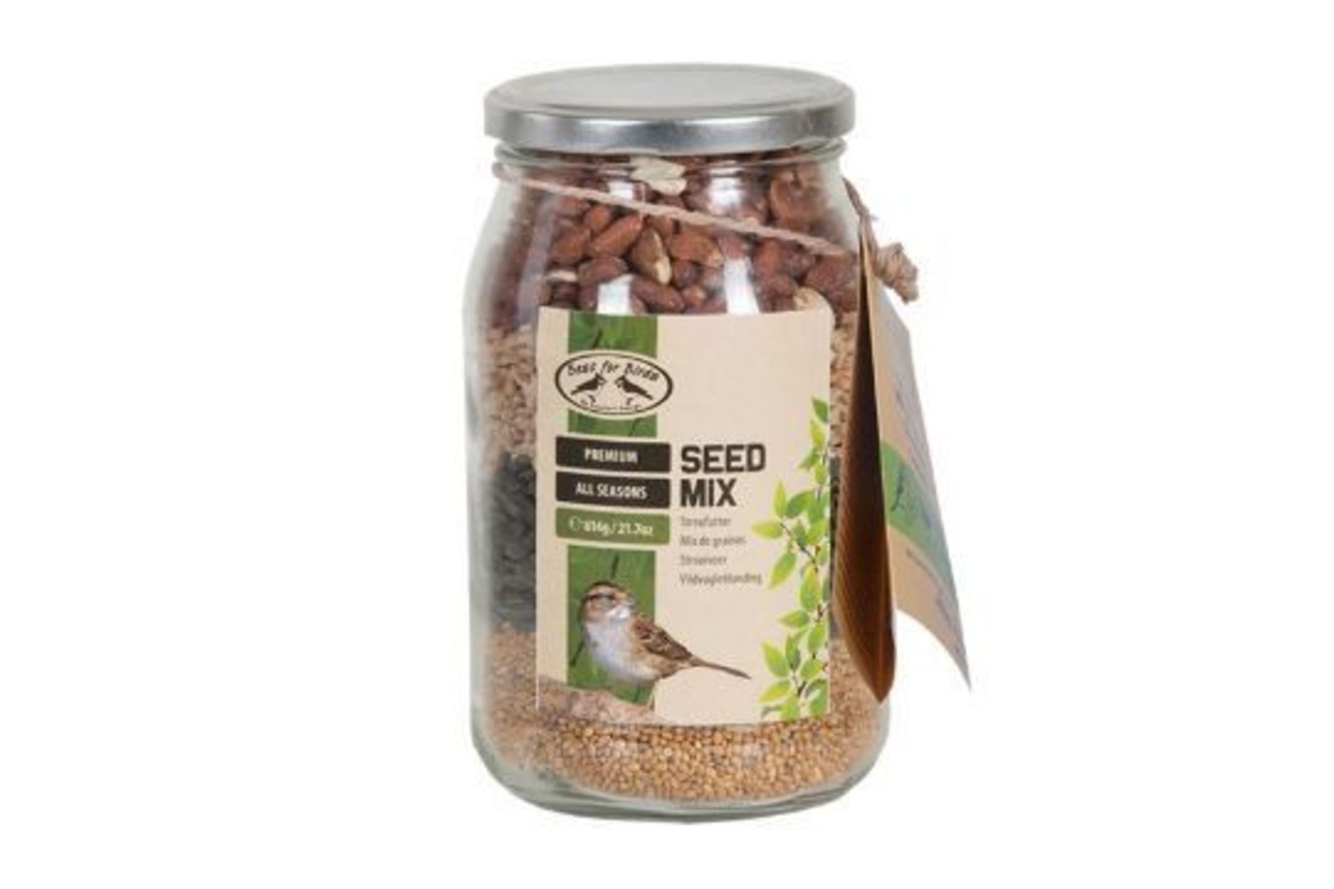 x2 Large 500g Jars Of New Fallen Fruits Bird Seed Mix