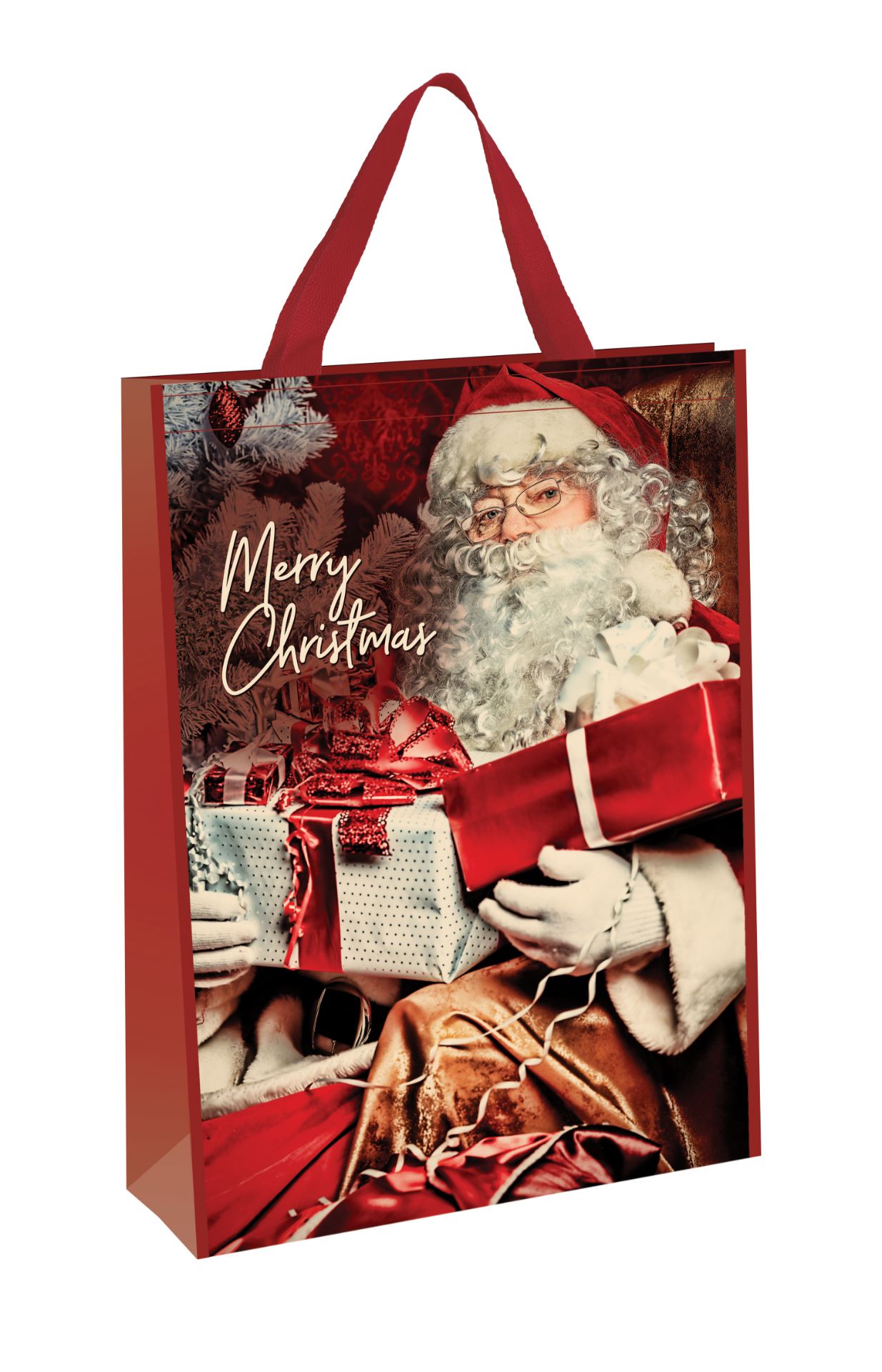 New Large 70 x 50cm Santa Merry Christmas Bag
