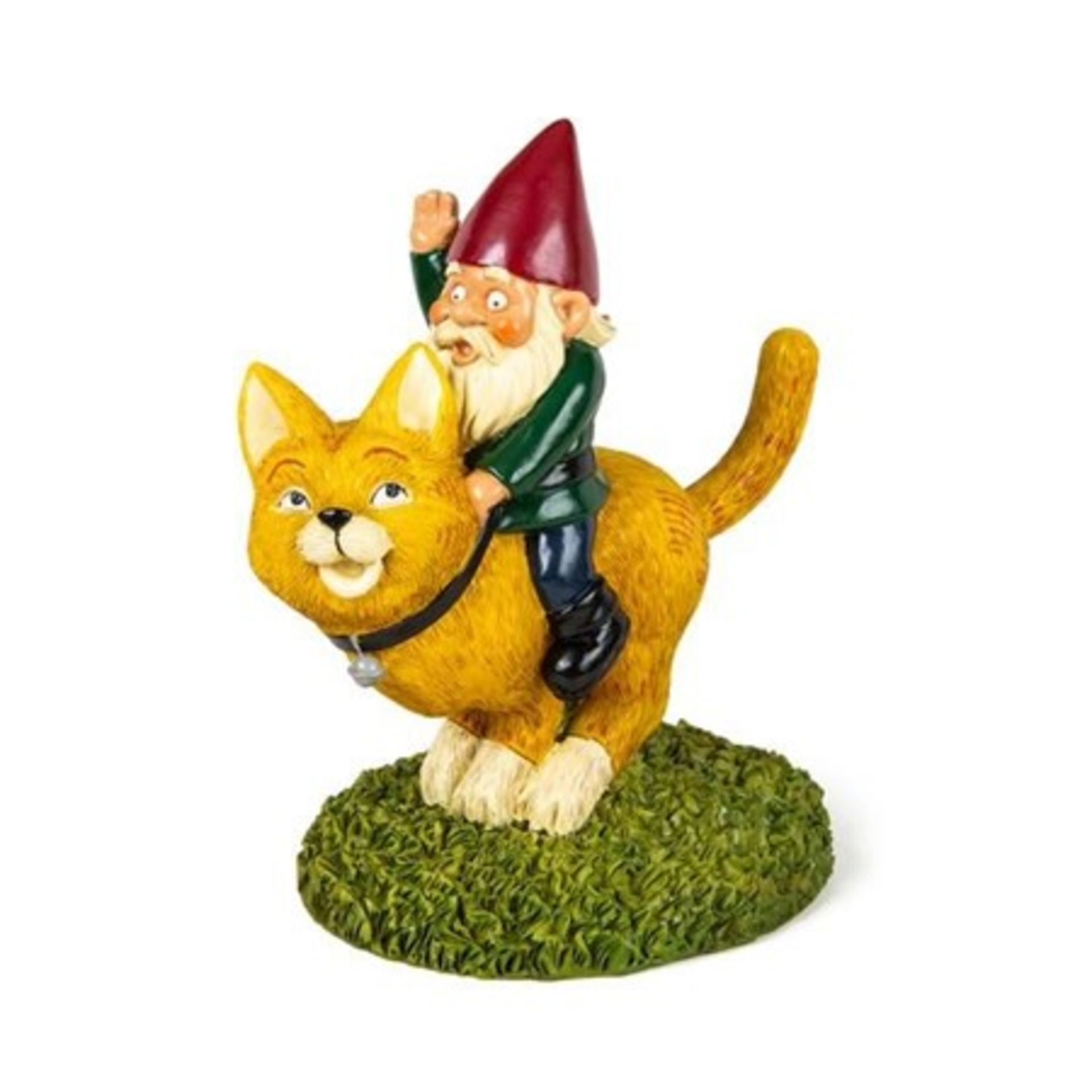 New Wild Cat Funny Garden Gnome