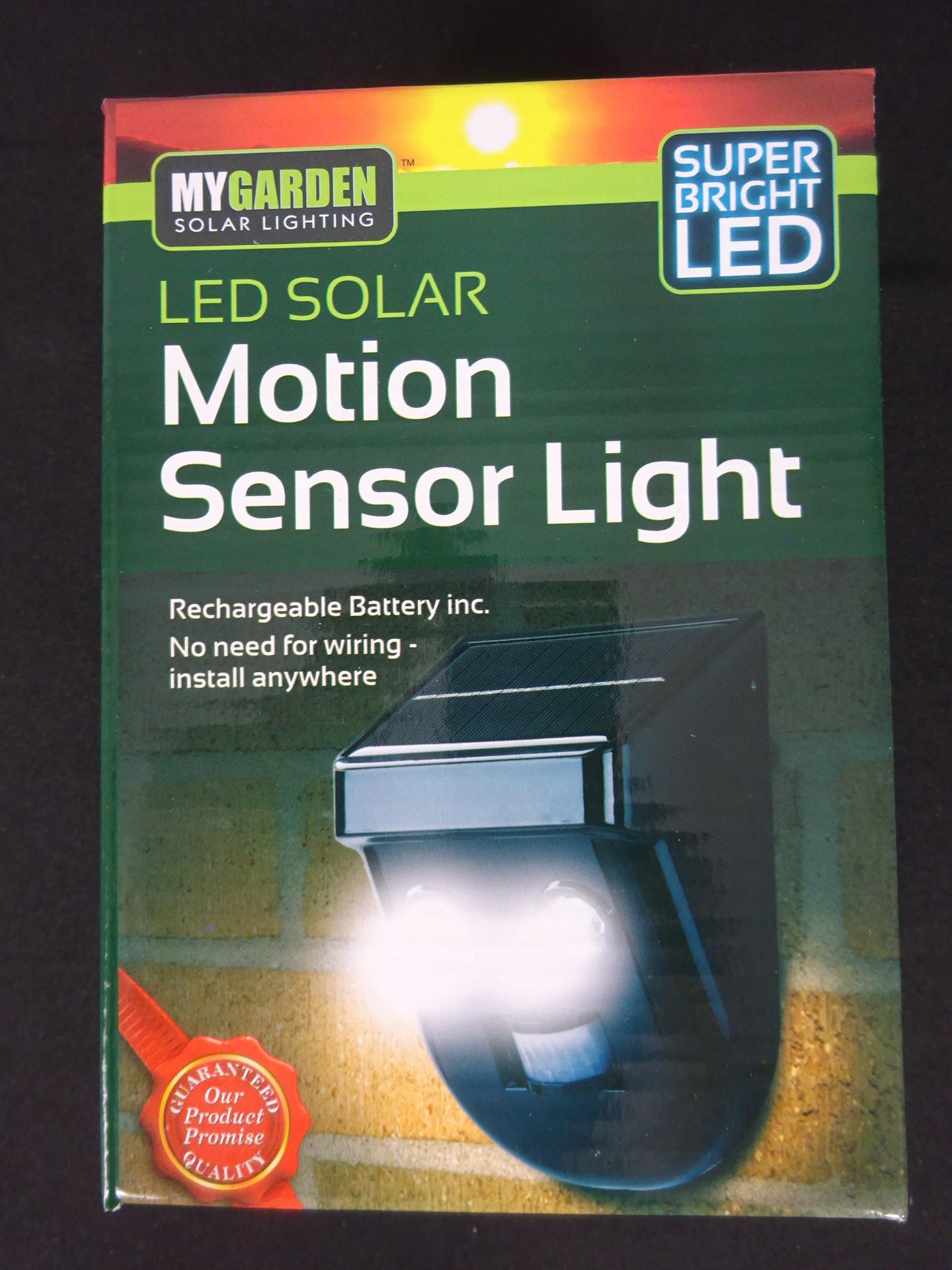 New LED Solar Motion Sensor Light