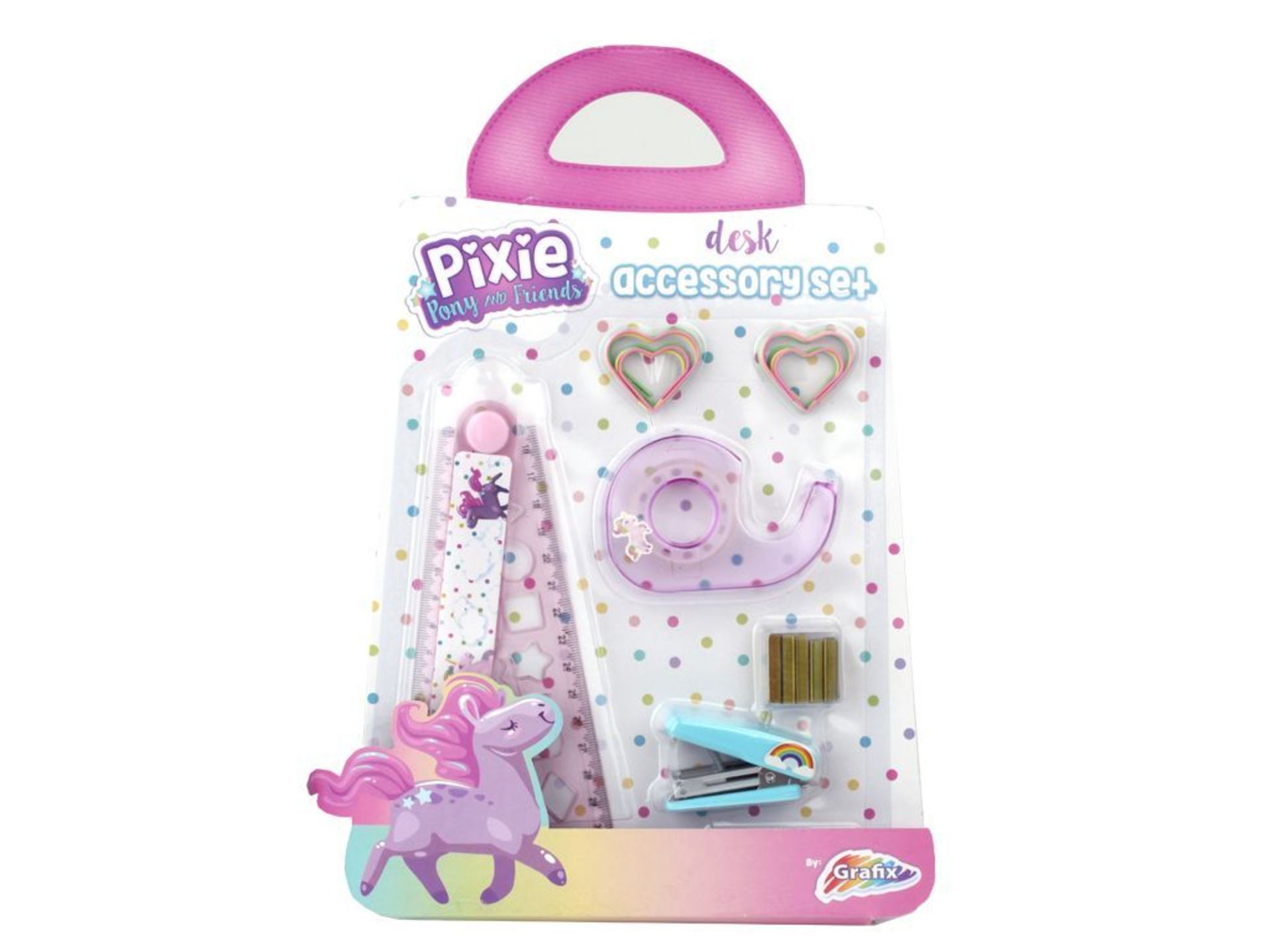 GRAFIX PIXIE PONY & FRIENDS DESK ACCESSORY SET