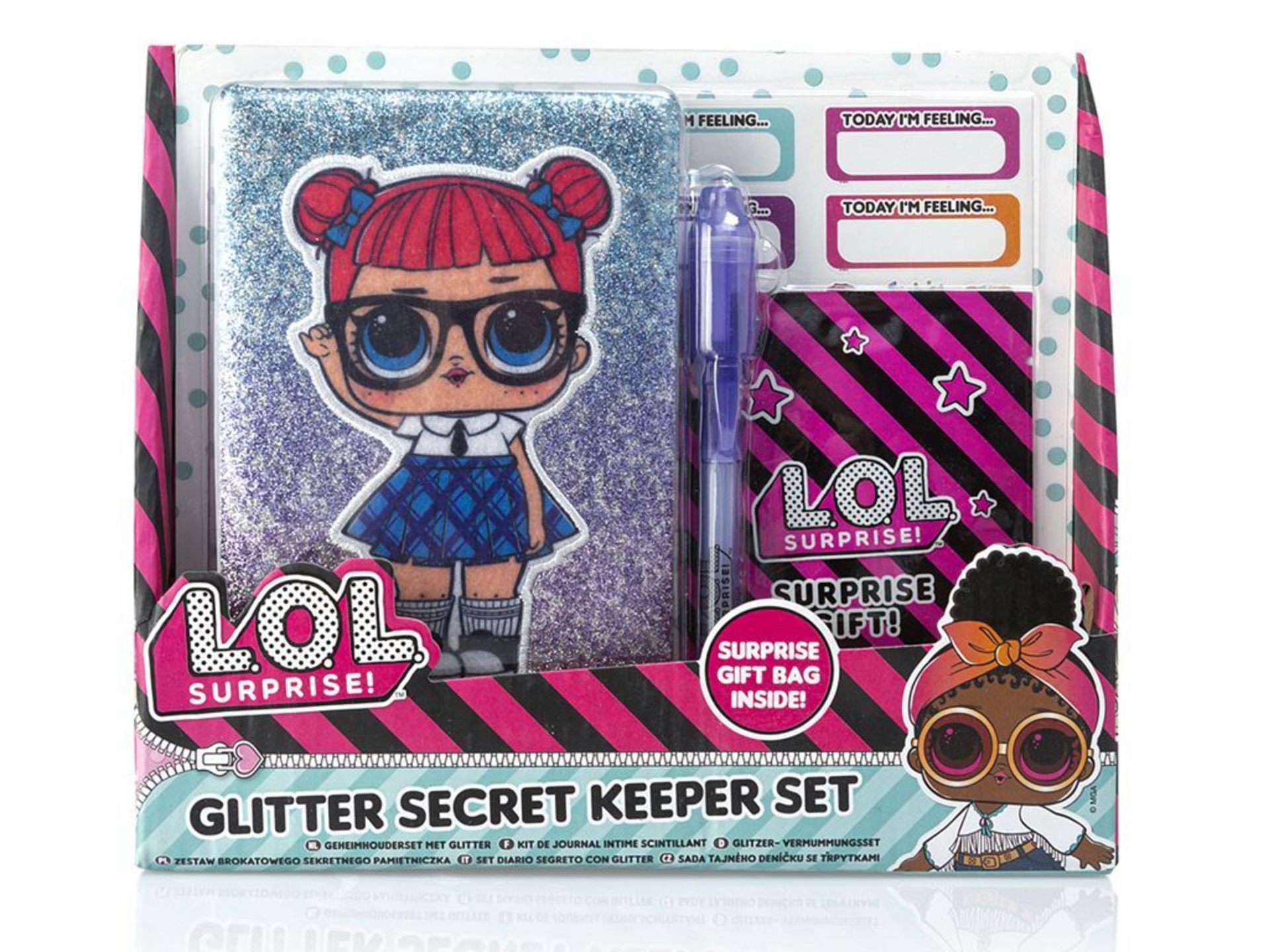 LOL SURPRISE GLITTER SECRET KEEPER SET