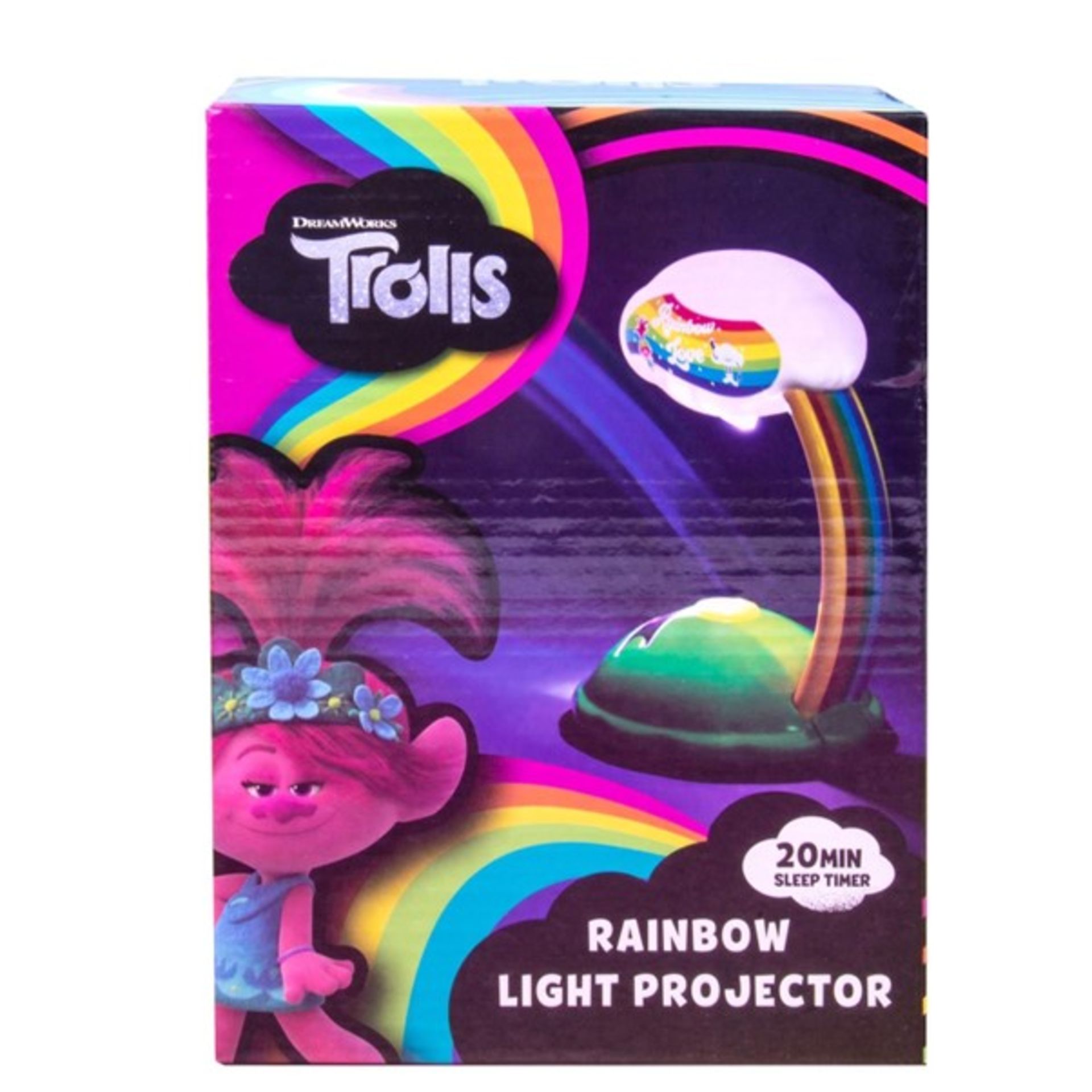 New Trolls Raimbow Light Projector - 20 Min Sleep Timer - Image 2 of 2