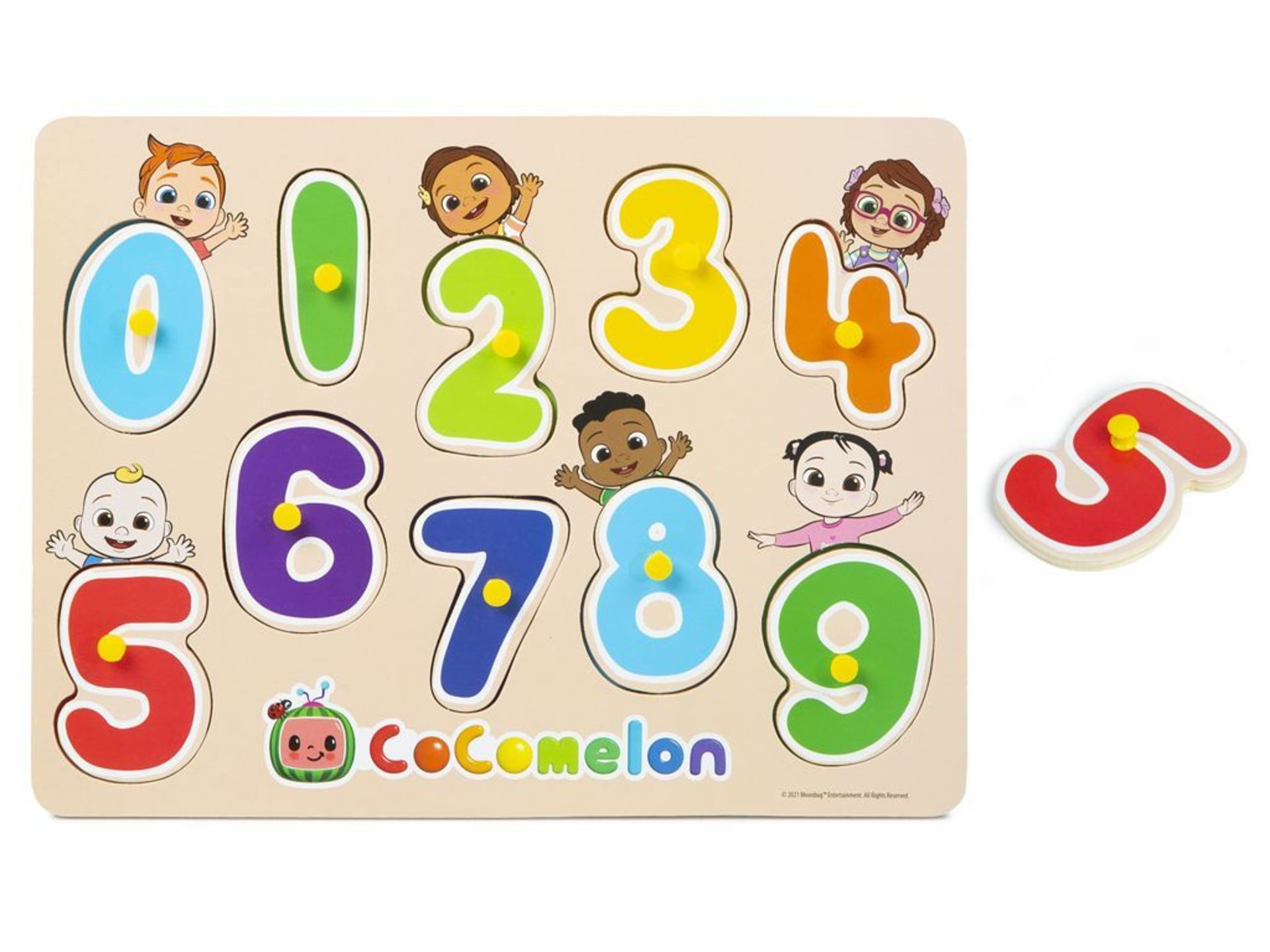 COCOMELON CHARACTER PEG BOARD