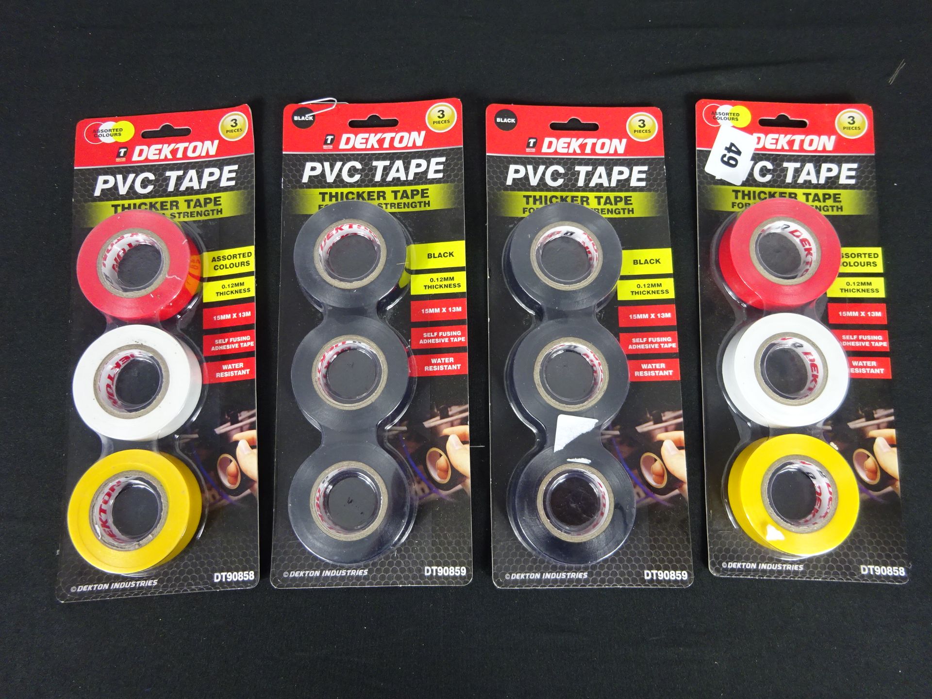 x2 Packs of 3 Dekton Insulation Tape (6 rolls)