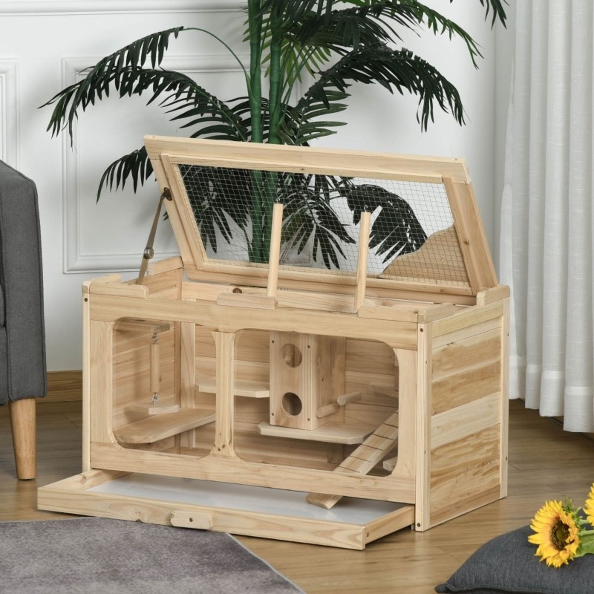 RRP £93.99 - Wooden Hamster Cage Rodent Small Animal Kit Play House for Indoor - PRODUCT DETAILS: