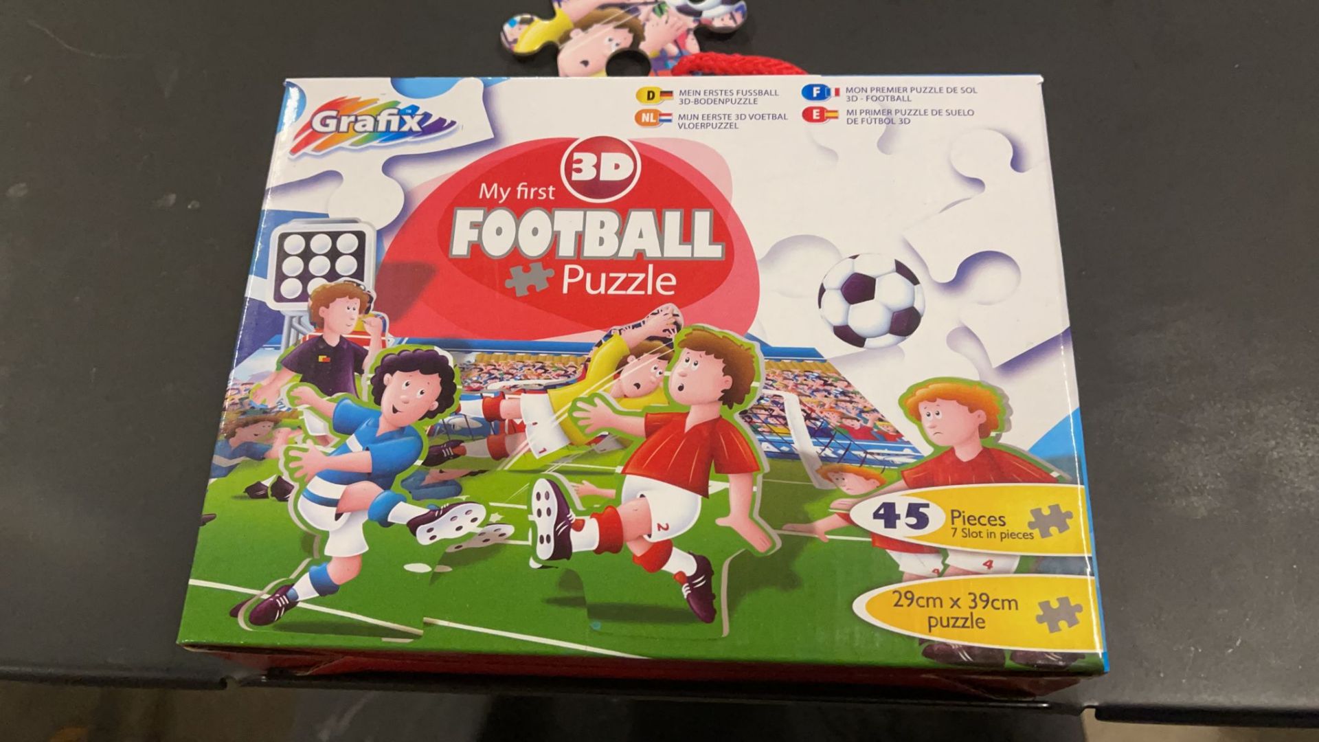 NEW 45PC GRAFIX MY FIRST 3D FOOTBALL PUZZLE