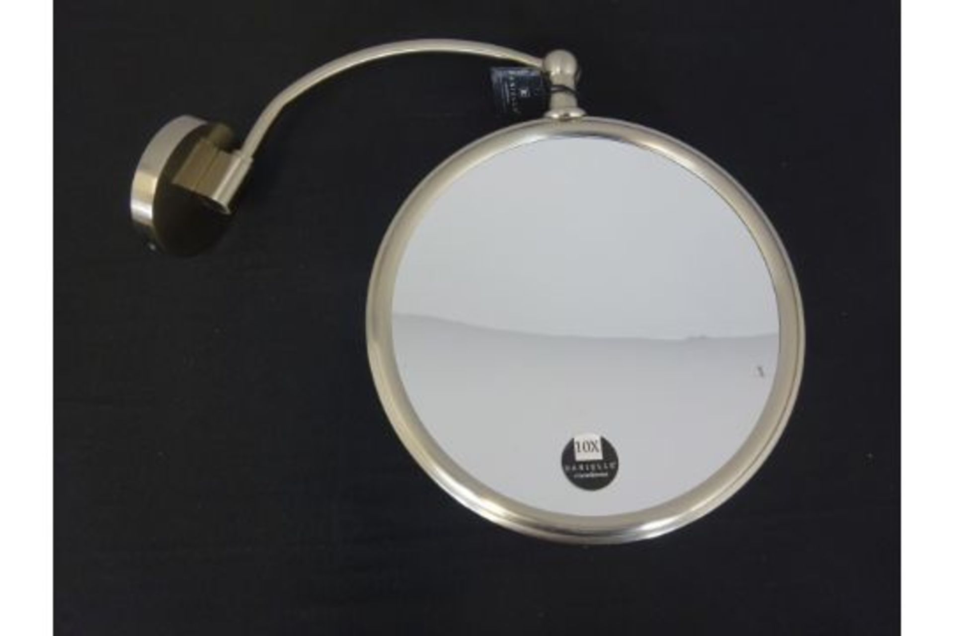 New Silver Danielle Wall Mounted 360 Pivot Mirror With 10x Side