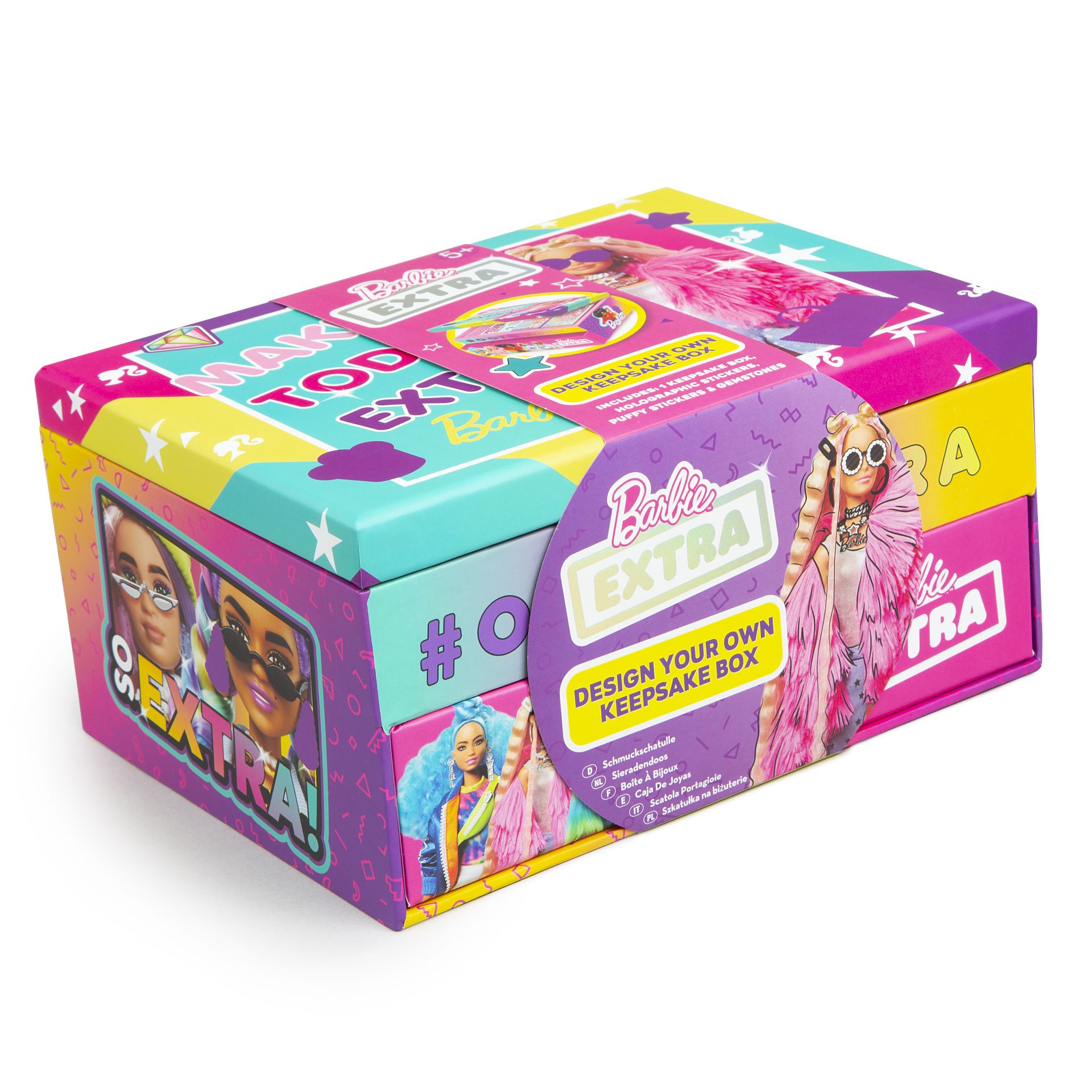 NEW BARBIE EXTRA DESIGN YOUR OWN KEEPSAKE BOX - Image 2 of 2