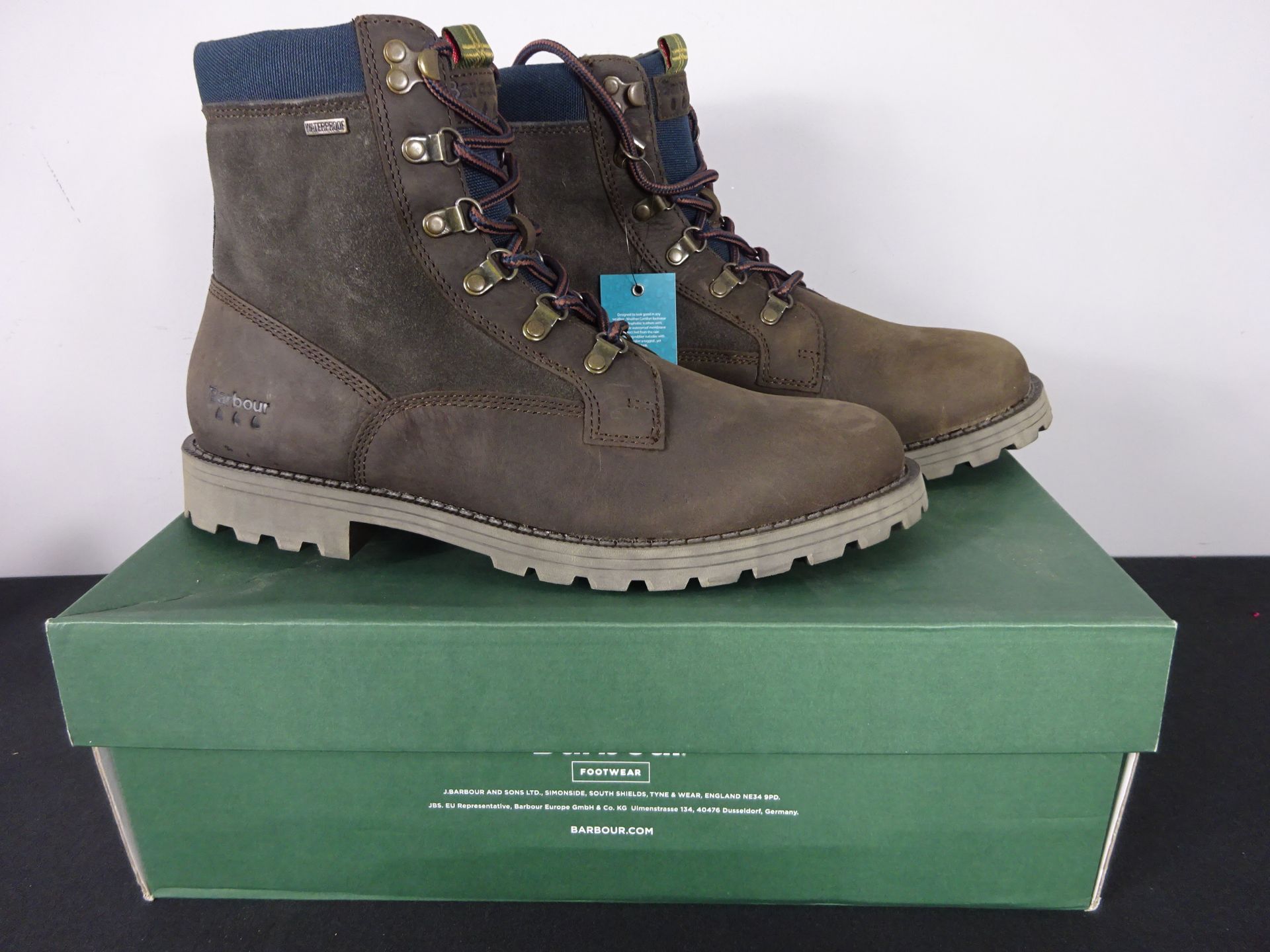 RRP £129.99 - New Barbour Chiltern Boots - Size 10.