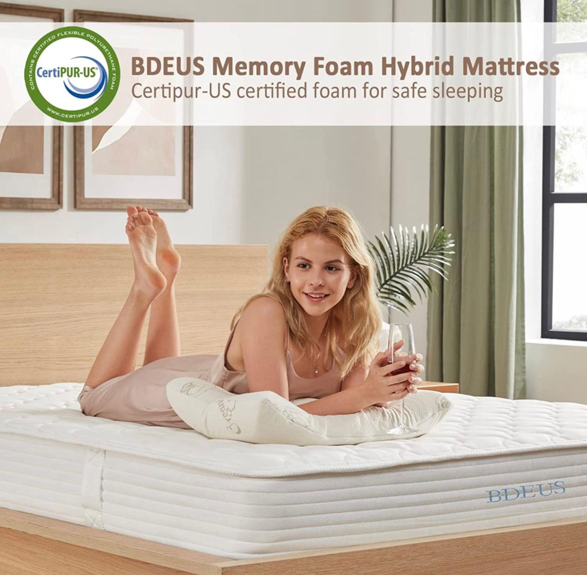 NEW 3FT SINGLE ROLLED MEMORY FOAM HYBRID MATTRESS - MAINLAND UK DELIVERY AVAILABLE FOR £20.