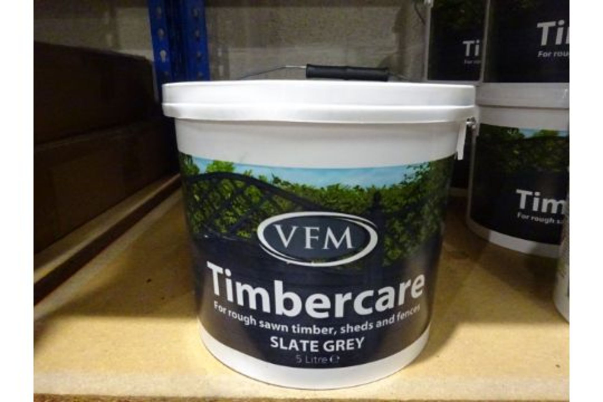 RRP £14.99 - New 5L Timbercare Slate Grey Shed & Fence Paint - COLLECTION ONLY