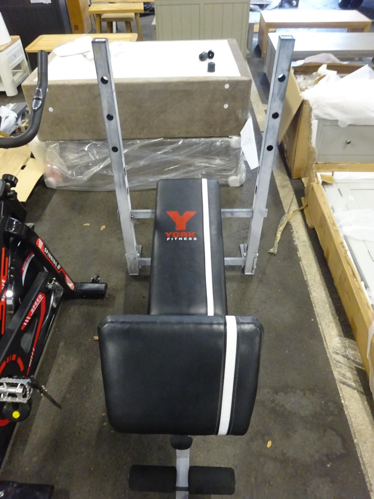 York Fitness Exercise Bench - USED - COLLECTION ONLY - NO VAT