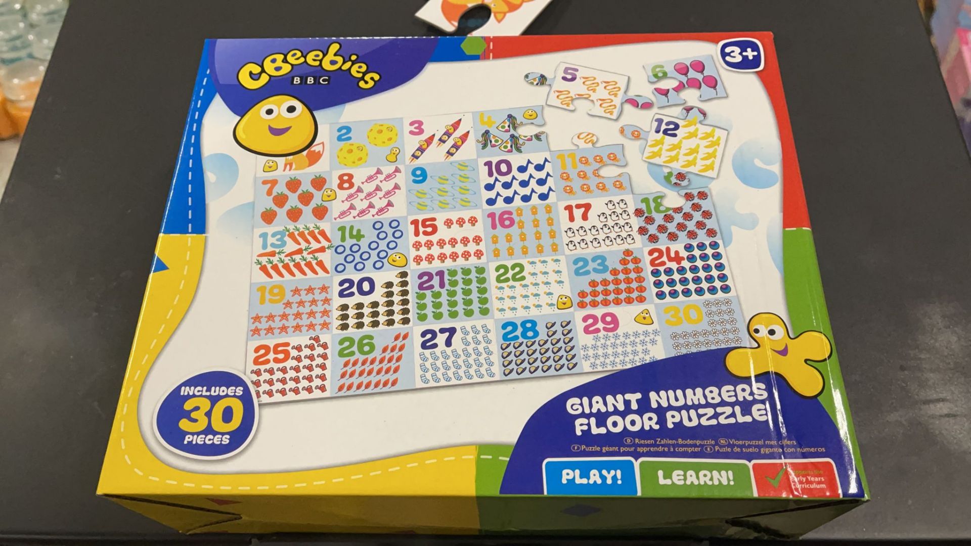 NEW 30PC CBEEBIES GIANT NUMBERS FLOOR PUZZLES