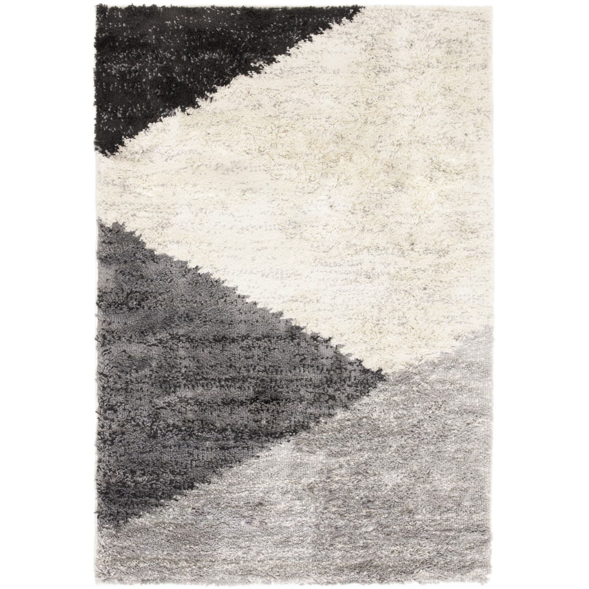New Nordic 110x160cm Charcoal - 100% Polypropylene - £10 Delivery - Image 2 of 3