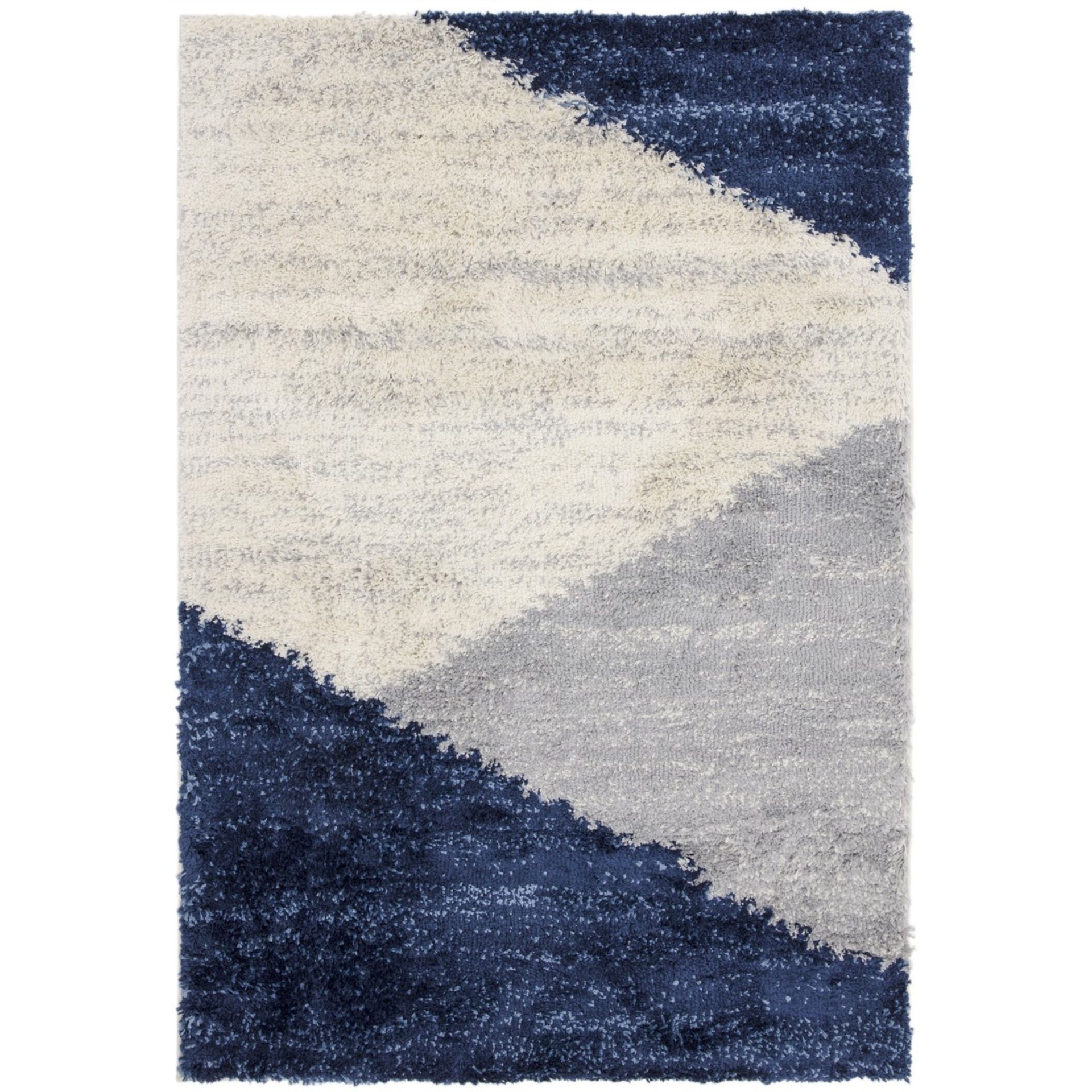 New Nordic 110x160cm Navy - 100% Polypropylene Rug - £10 Delivery - Image 2 of 3