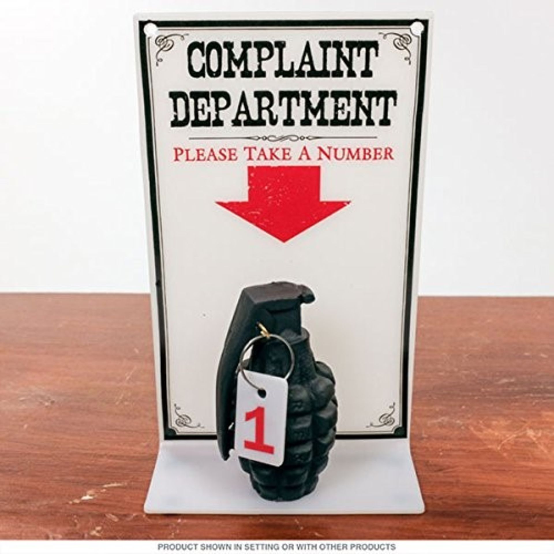 New Complaints Department Office Sign