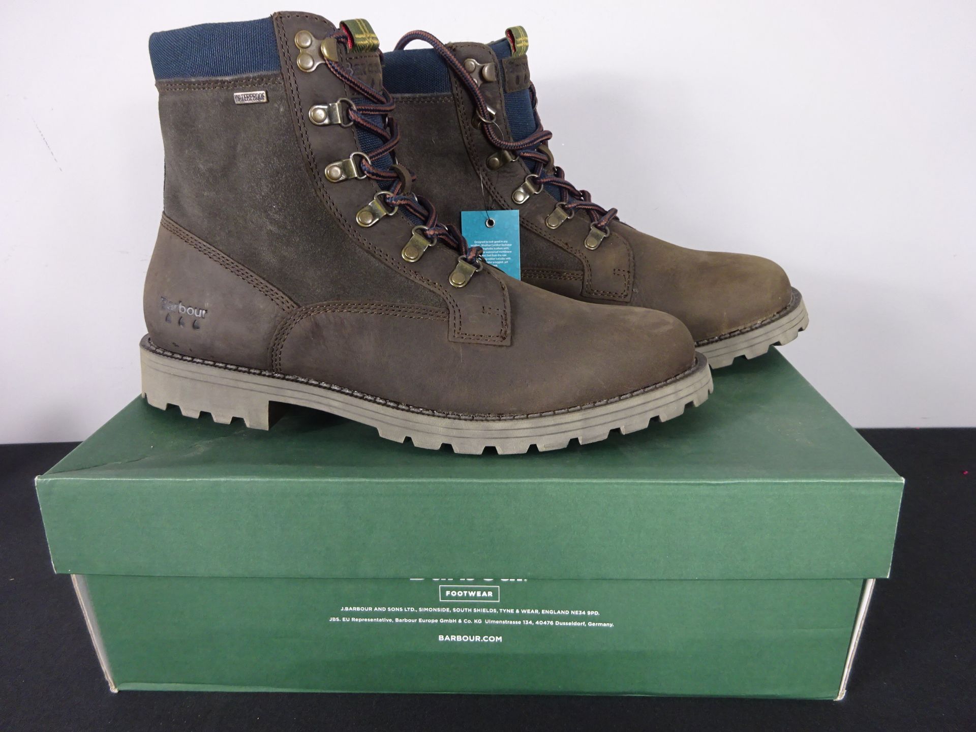 RRP £129.99 - New Barbour Chiltern Boots - Size 6.