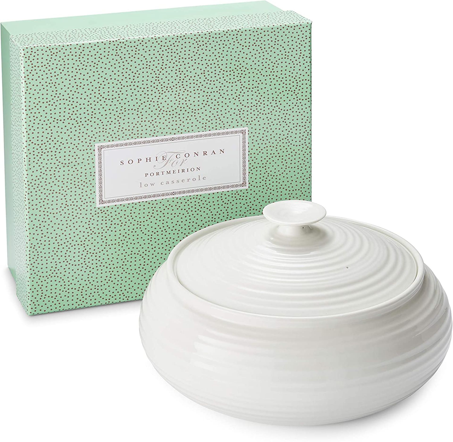 RRP £29.99 - New Portmeirion Sophie Conran Low Casserole Dish - 28 x 28 x 16.3 cm