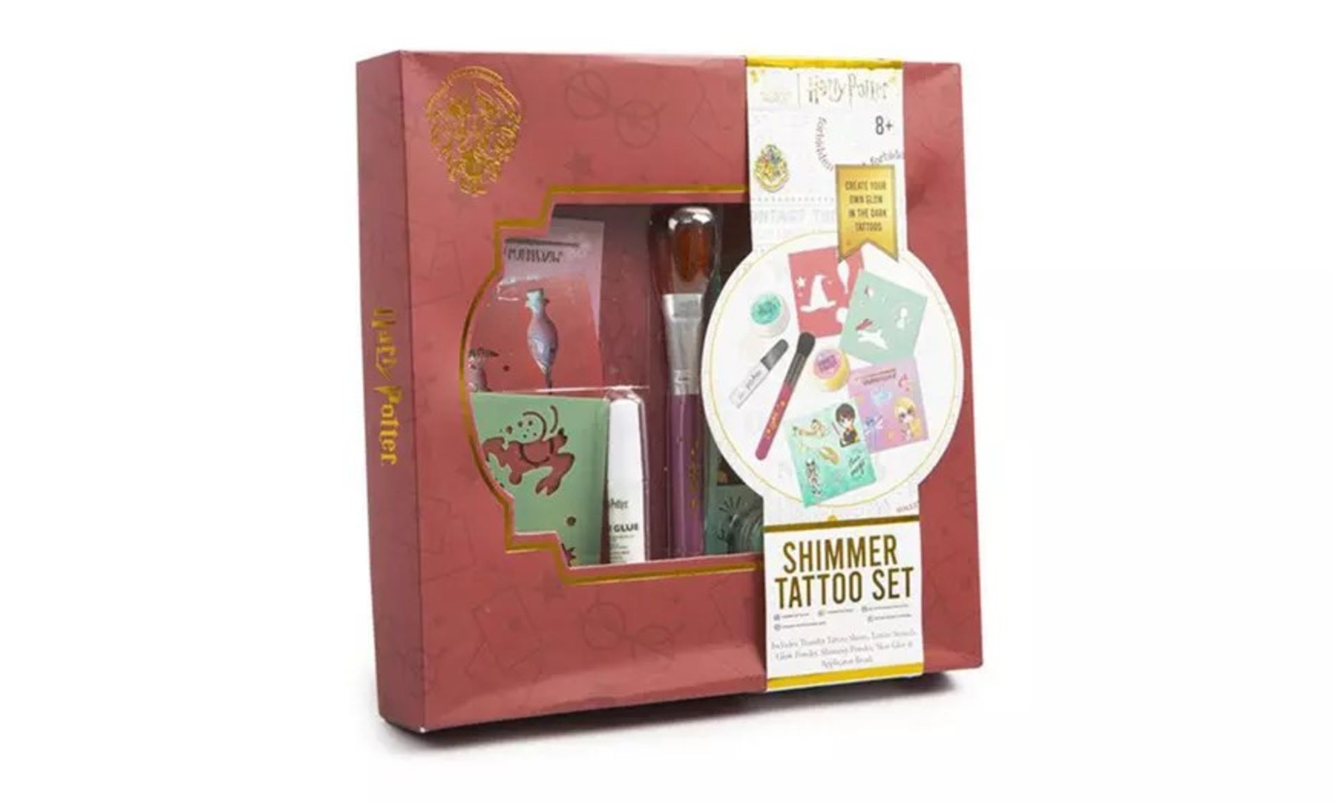 NEW HARRY POTTER SHIMMER TATTOO SET