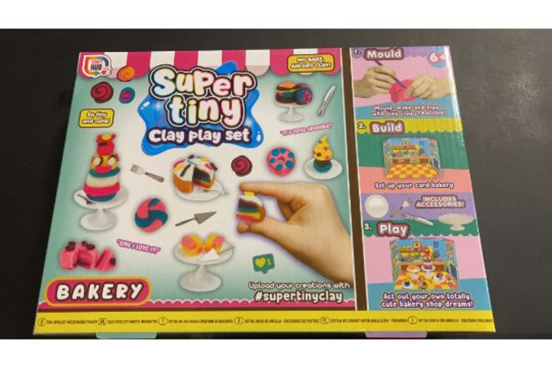 NEW SUPER TINY CLAY PLAY SET BAKERY