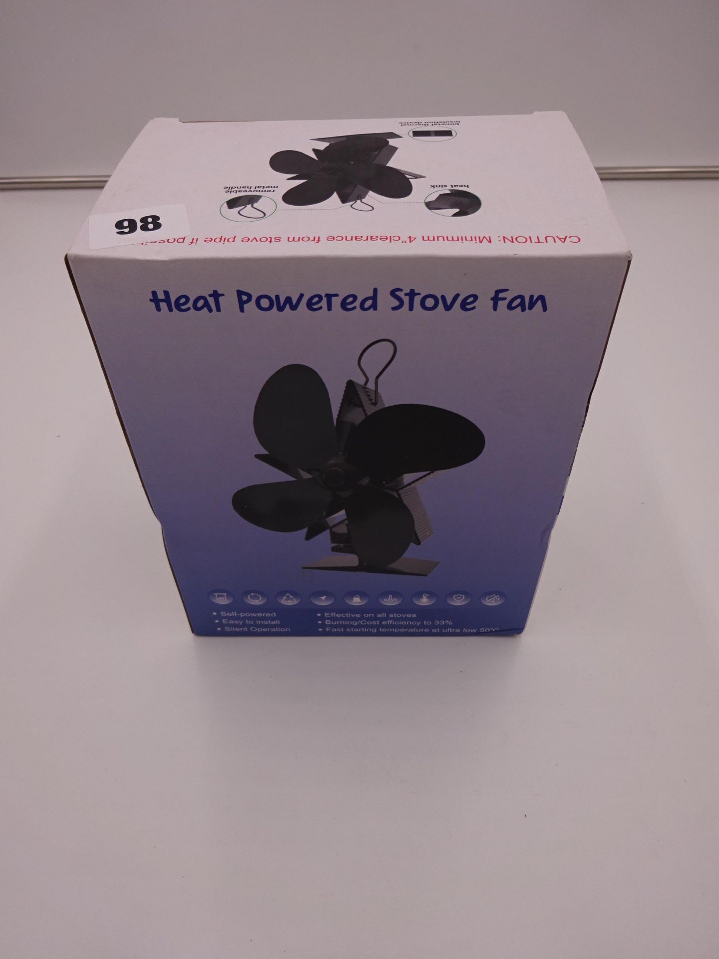 NEW - HEAT POWERED STOVE FAN