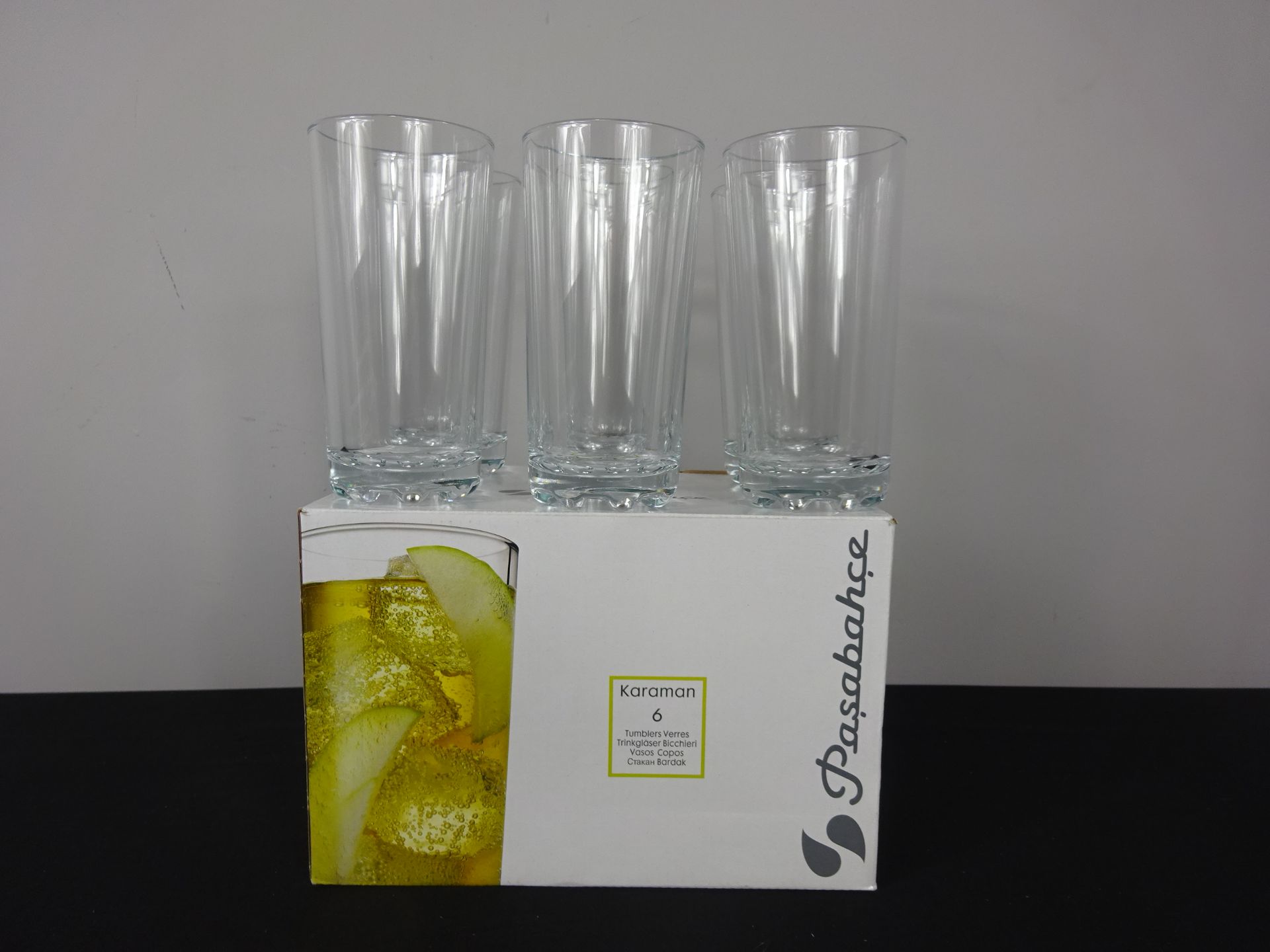 New Set Of 6 High Ball Tumbler Glasses