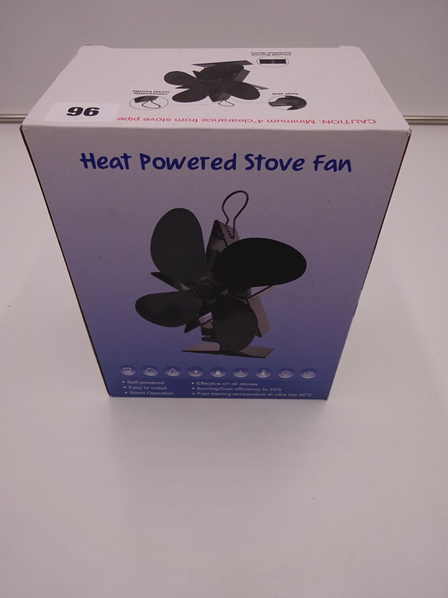 NEW - HEAT POWERED STOVE FAN