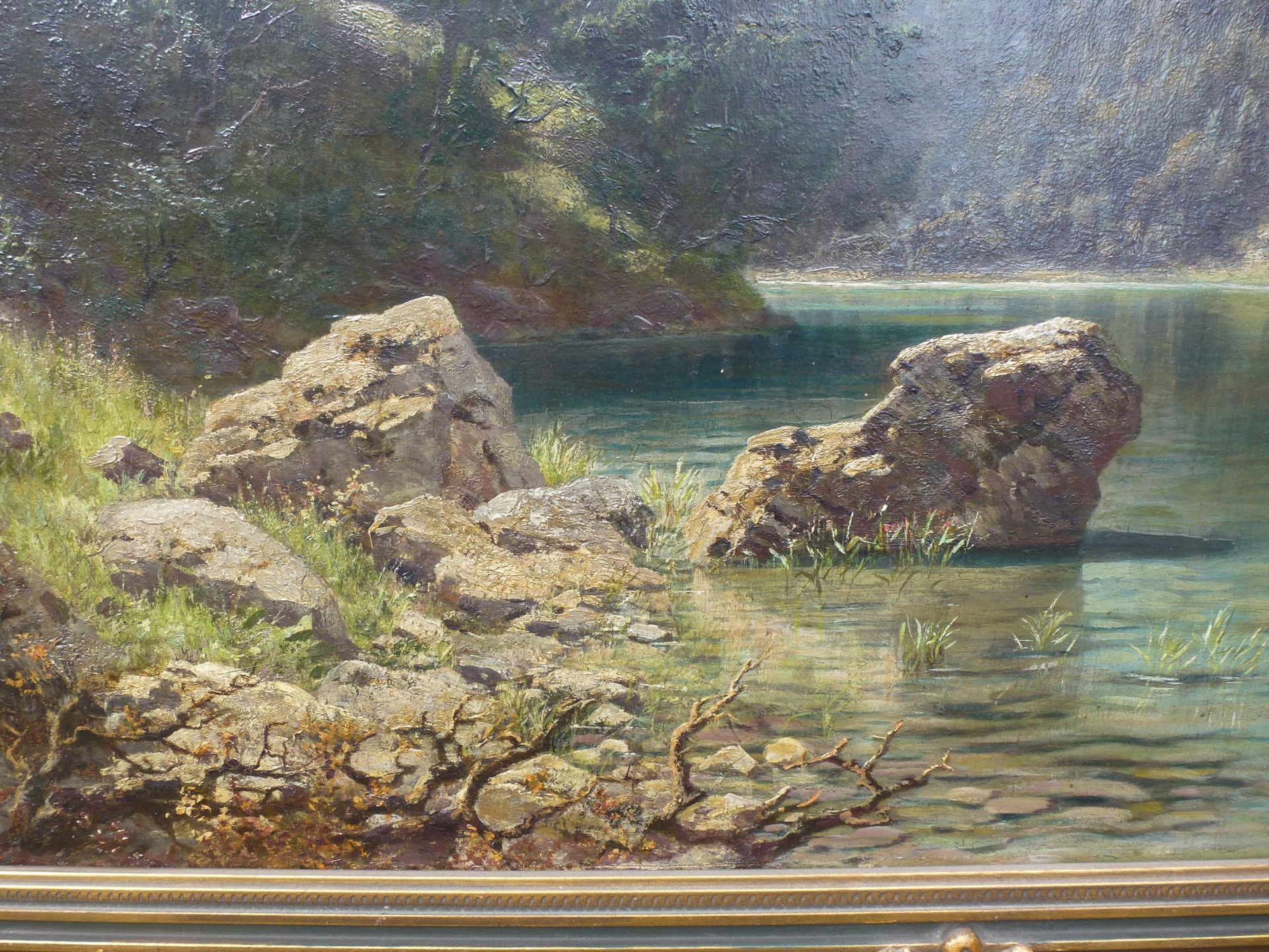 Corregio, Ludwig: Alpensee, 1891 - Bild 5 aus 5