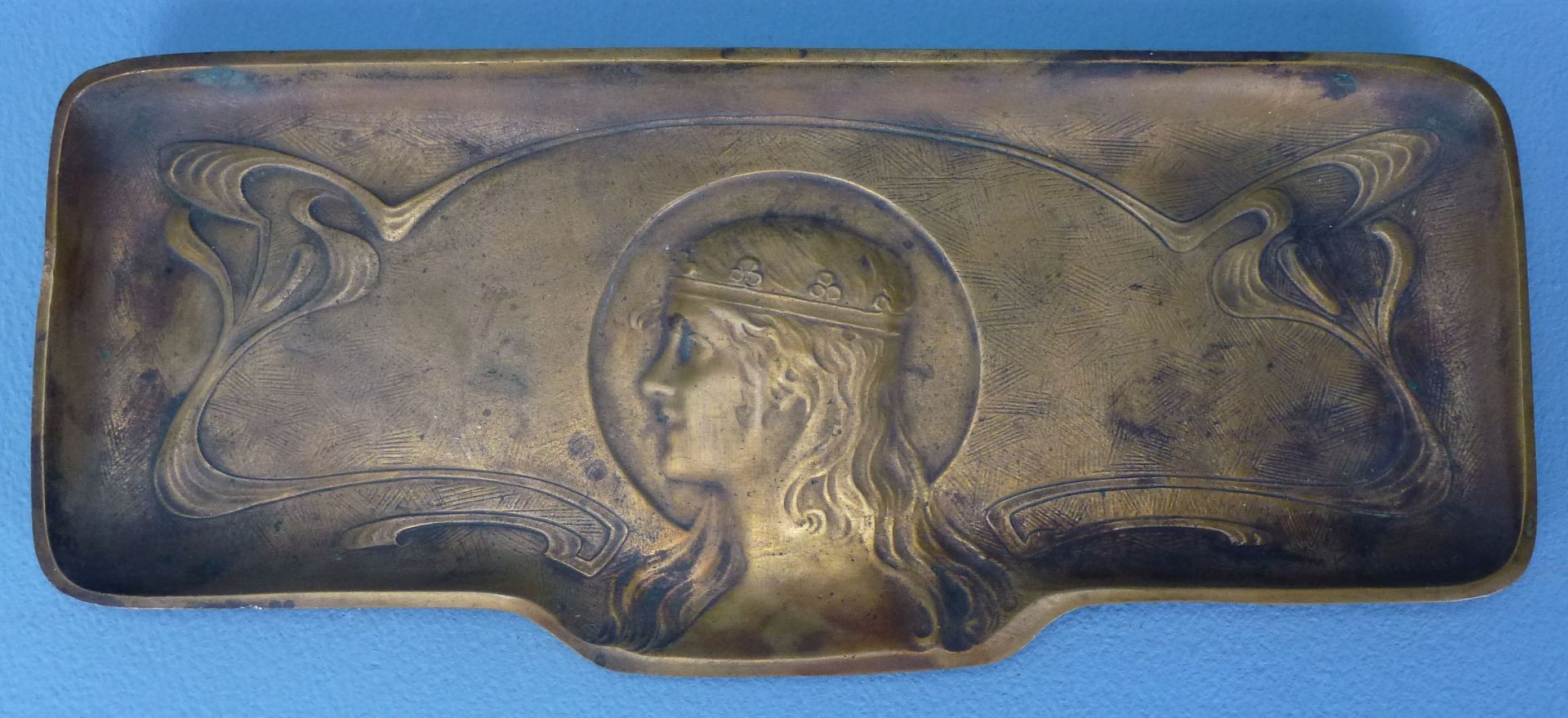 Reimann, Albert: Bleistiftschale, Bronze, um 1900