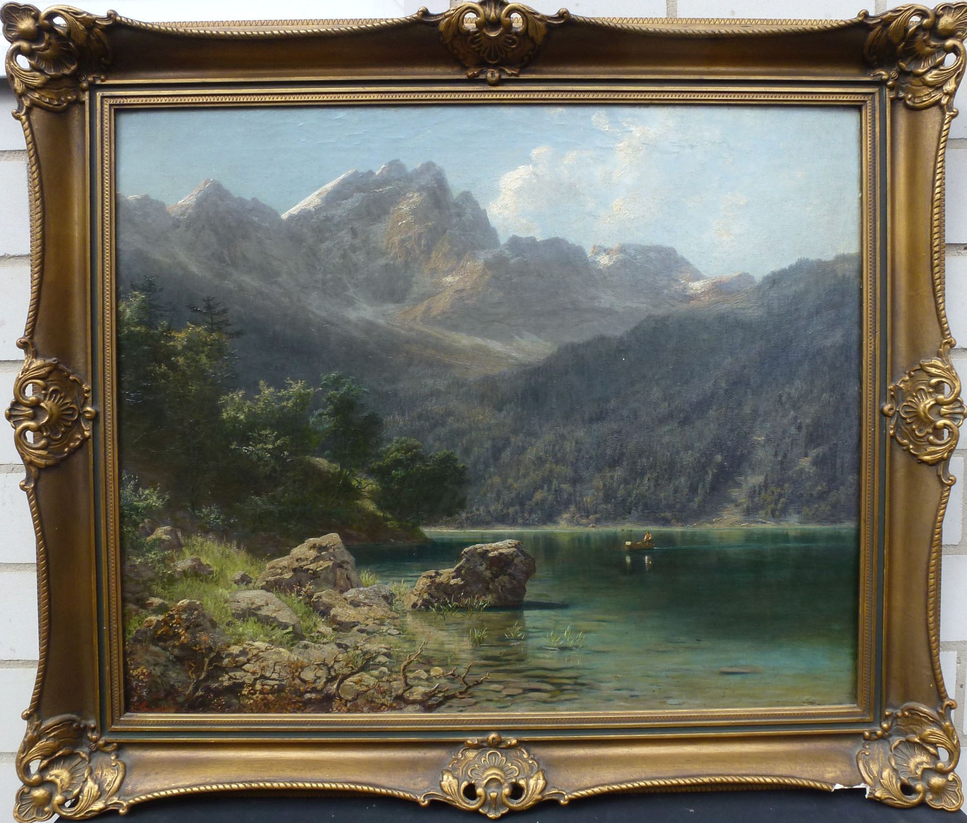 Corregio, Ludwig: Alpensee, 1891 - Bild 2 aus 5