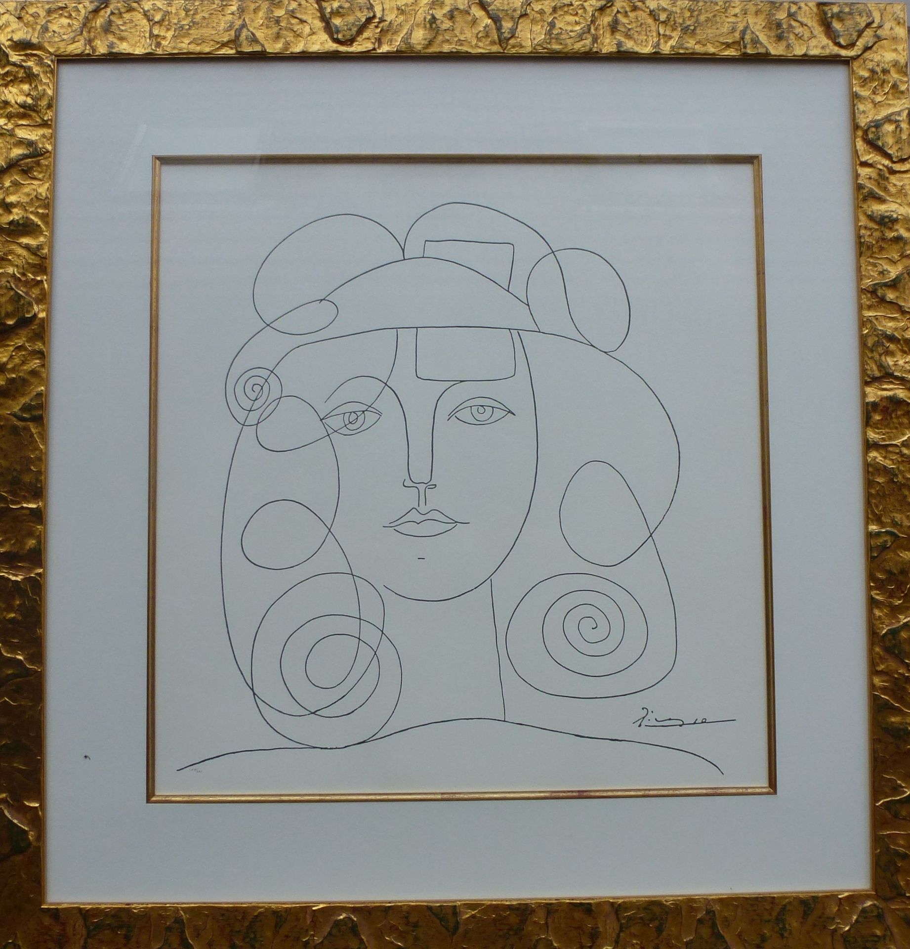 Picasso, Pablo: "Mädchen mit Locken" - Bild 2 aus 3