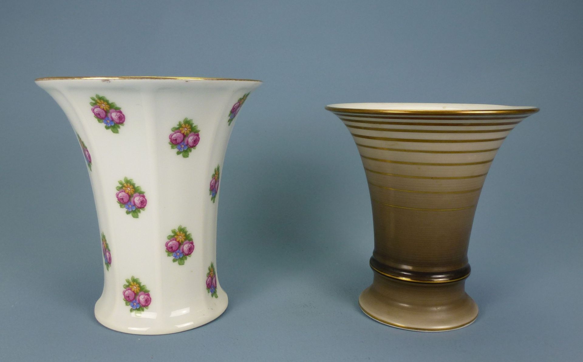 2 Vasen, Thomas / Fürstenberg, 30er/50er Jahre