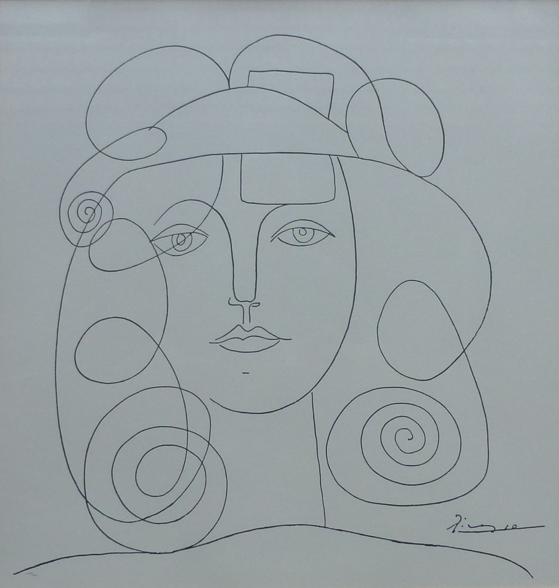 Picasso, Pablo: "Mädchen mit Locken"