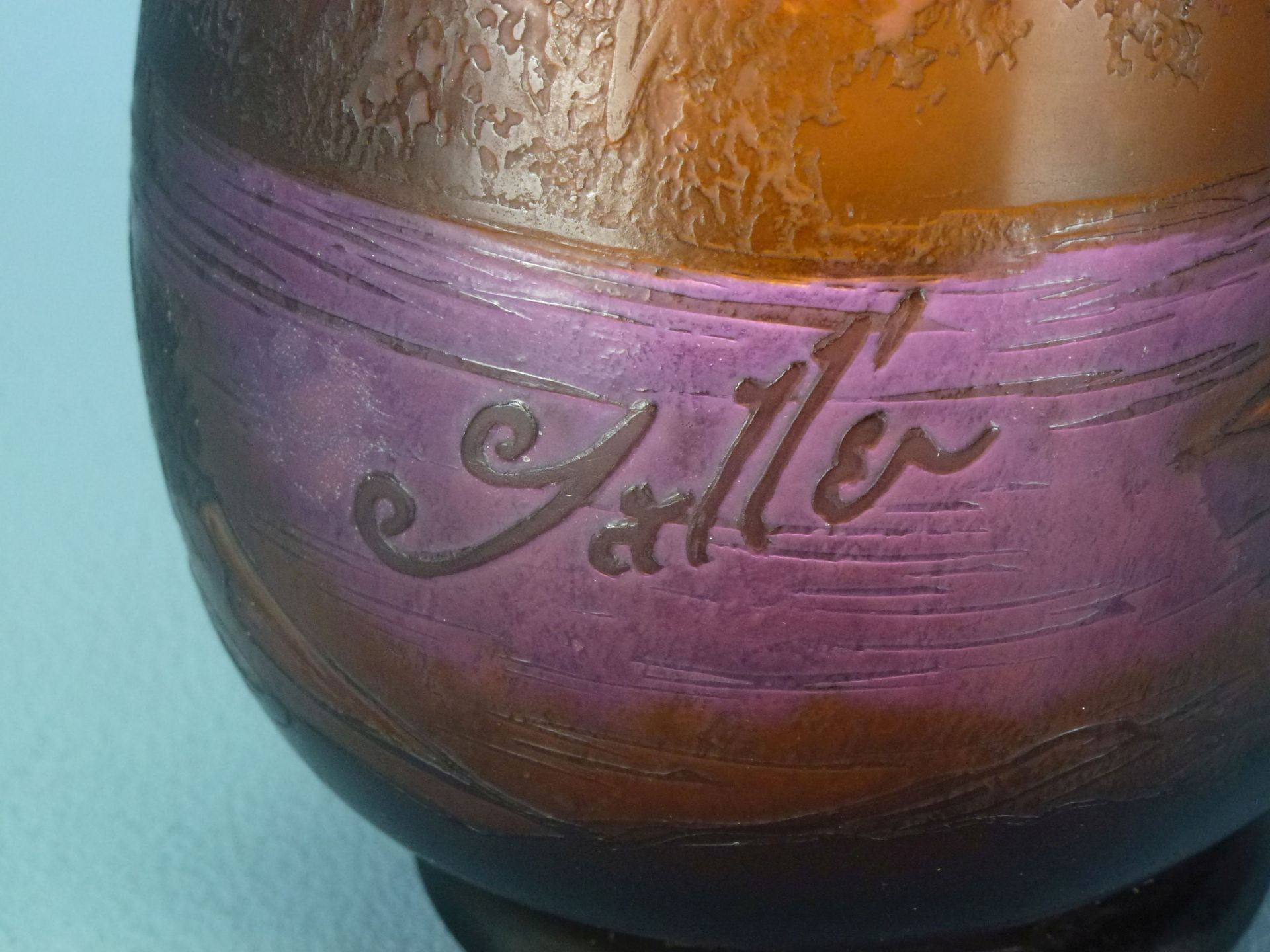 Vase, Gallé, Anfang 20.Jh. - Image 3 of 3
