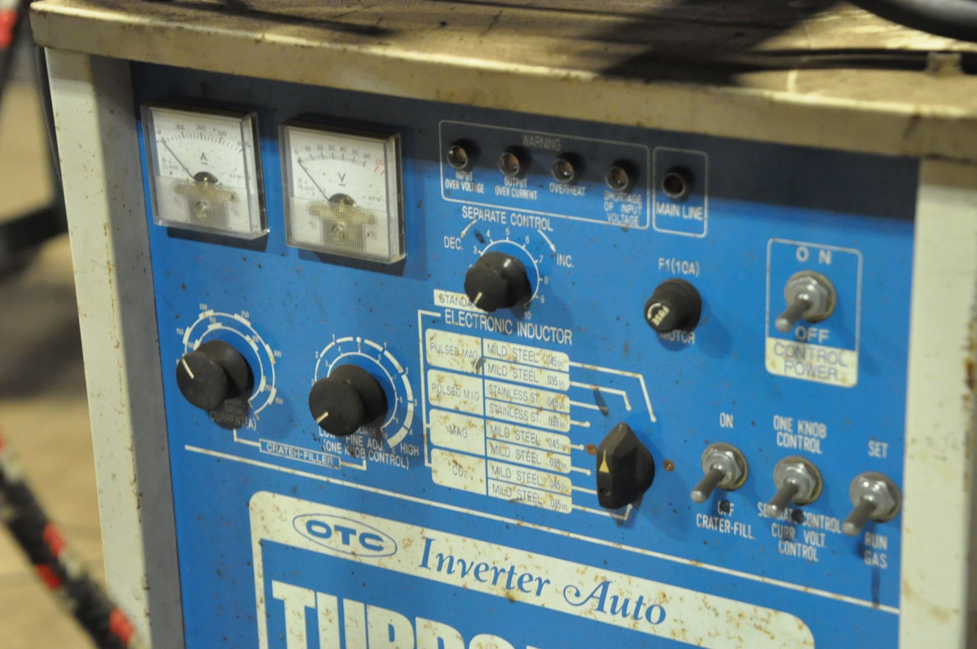 DAIHEN OTC TURBO PULSE Model CPVP-350, 350-AMP Pulsed Mig Welder, S/N P6109Y KK 14286101 - Image 3 of 7