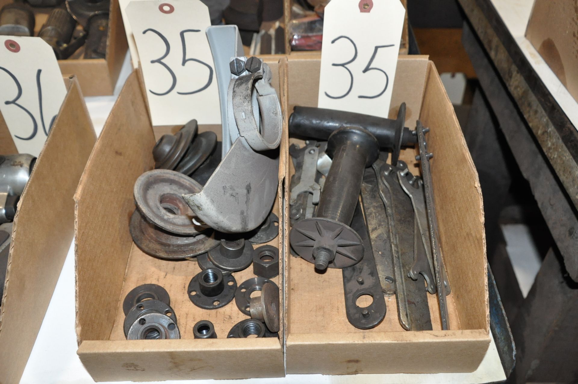 Lot-Angle and Die Grinder Tools with Parts in (2) Boxes