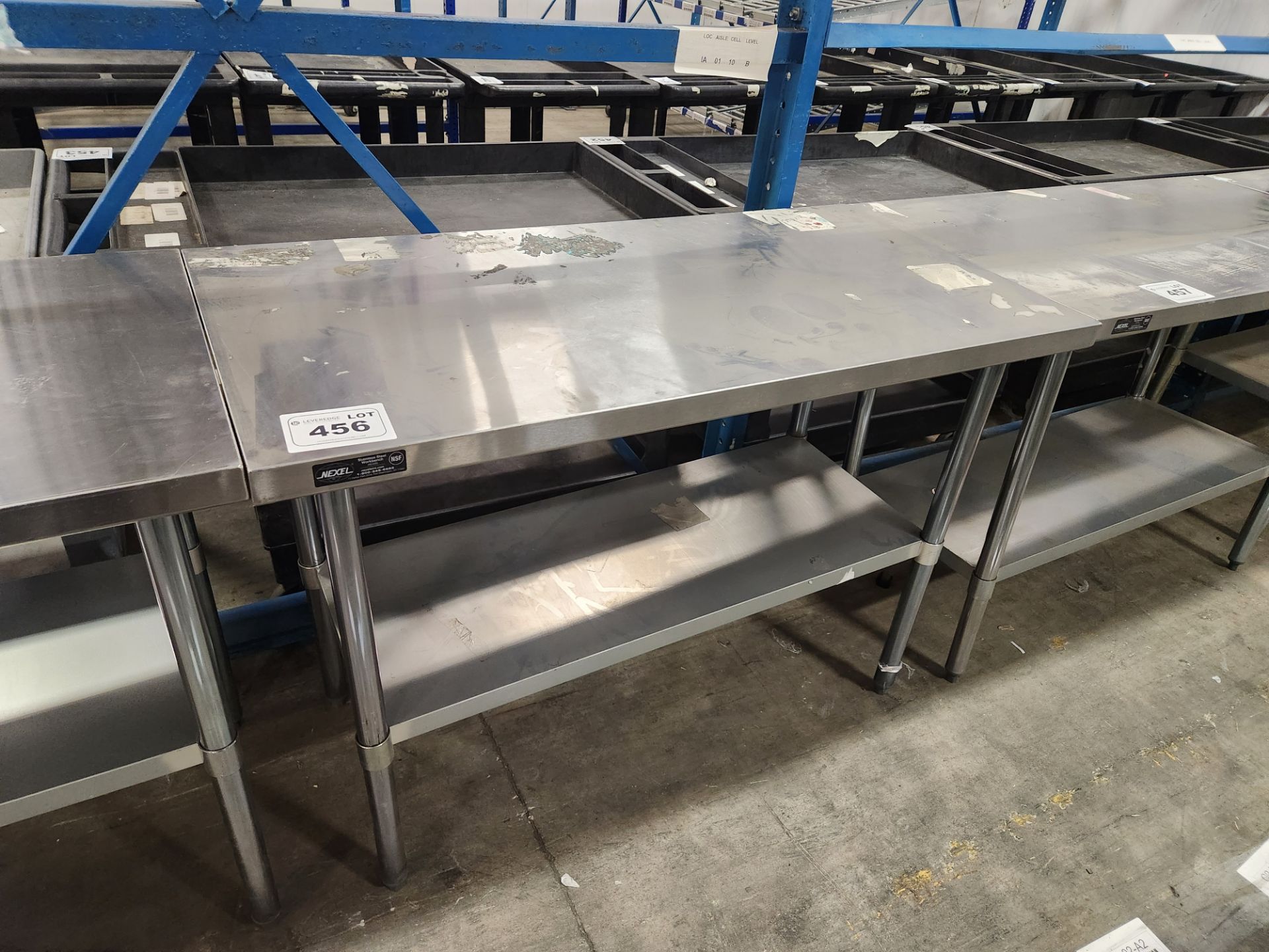 Nexel 48"x24" Stainless Steel Workbench