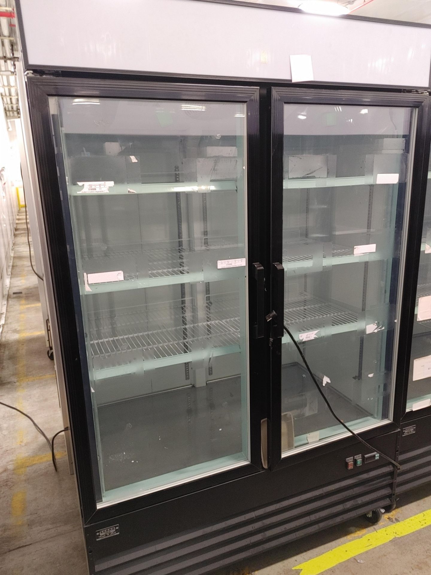 Econo Cold "GX-D1-2BM2F-HC" 2 Glass Door Freezer S/N 7623 3153 2102 0516