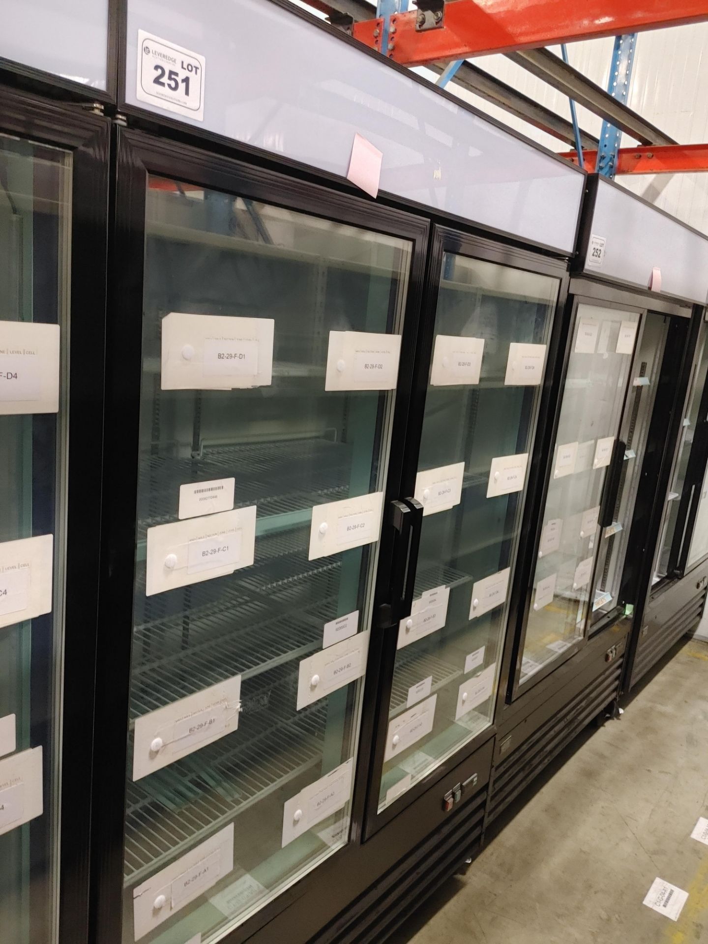 Econo Cold "GX-D1.2BM2F-HC" 2 Door Freezer S/N 7623 3153 2102 0520