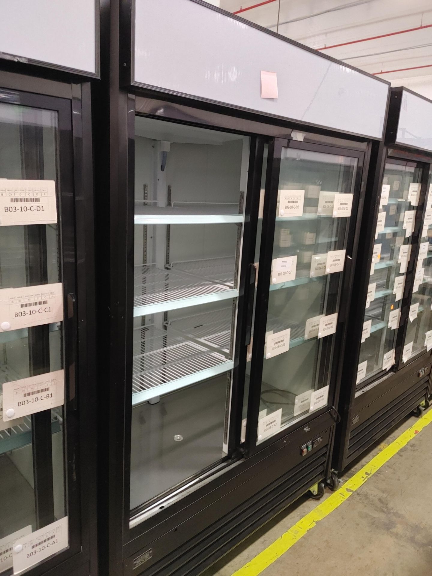 Econo Cold "GX-D1-2BM2F-HC" 2 Glass Door Freezer S/N 7623 3153 2102 0204